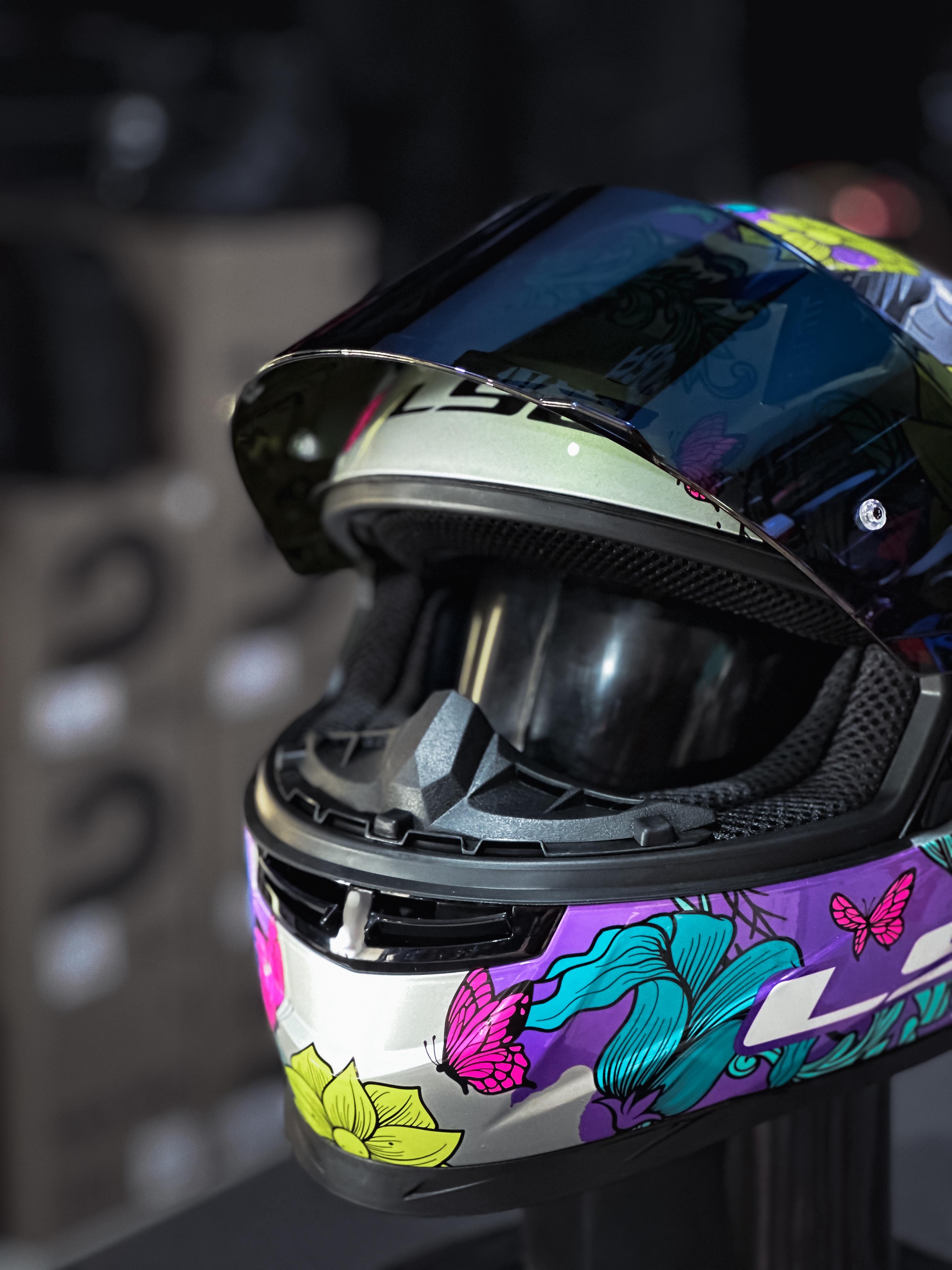 LS2 FF358 DREAMCATCHER SILVER/YELLOW 