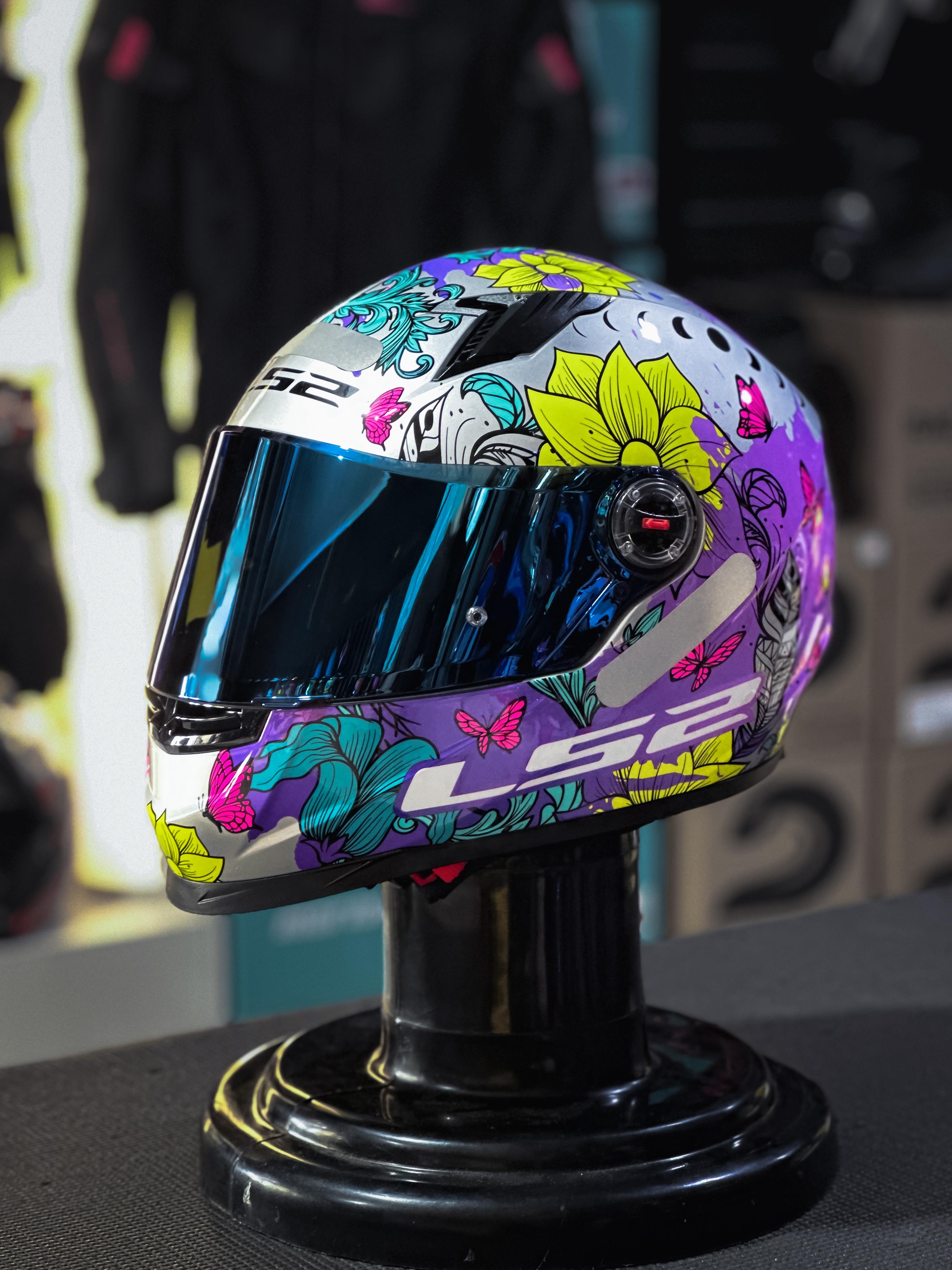 LS2 FF358 DREAMCATCHER SILVER/YELLOW 