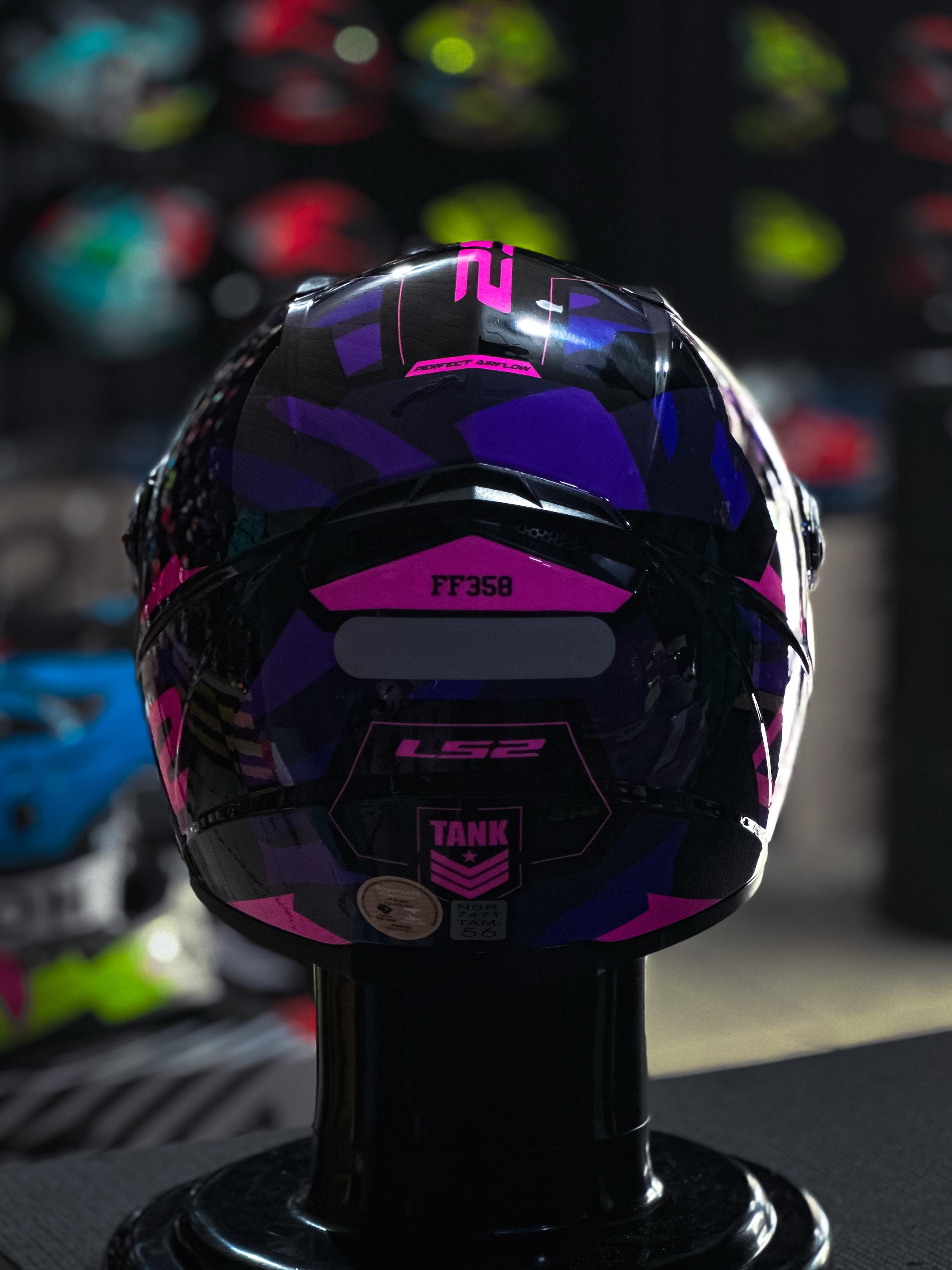 LS2 FF358 TANK CAM/BLK/PUR