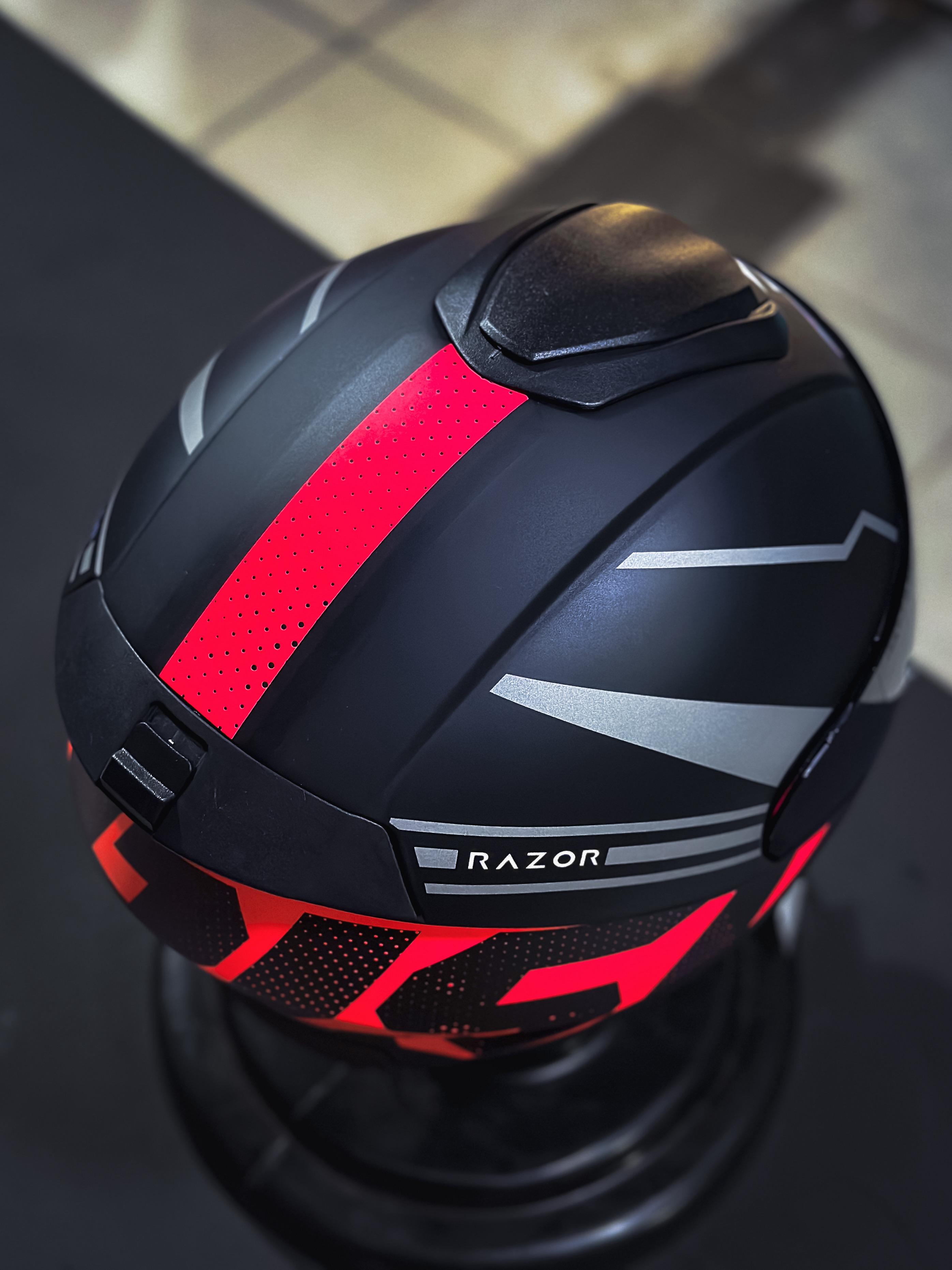 NORISK RAZOR FULL MATTE BLACK/RED