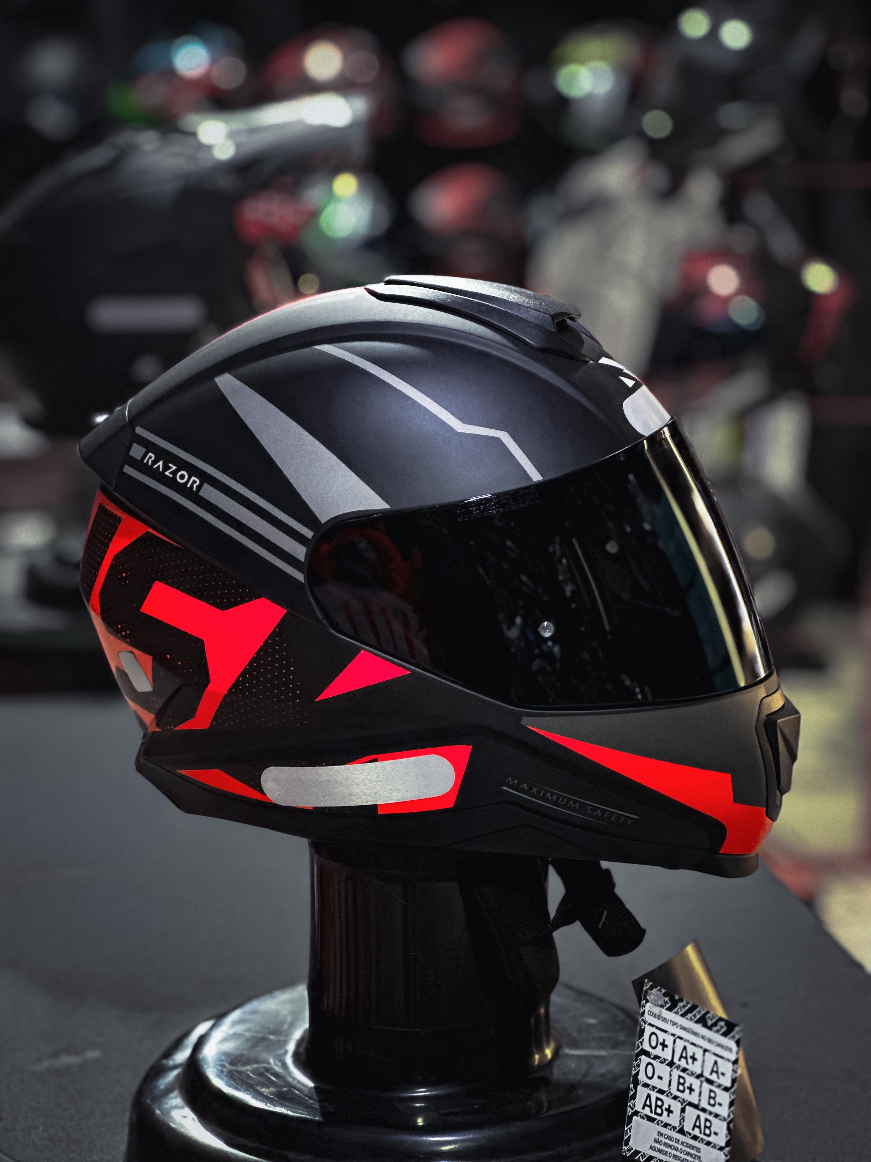 NORISK RAZOR FULL MATTE BLACK/RED