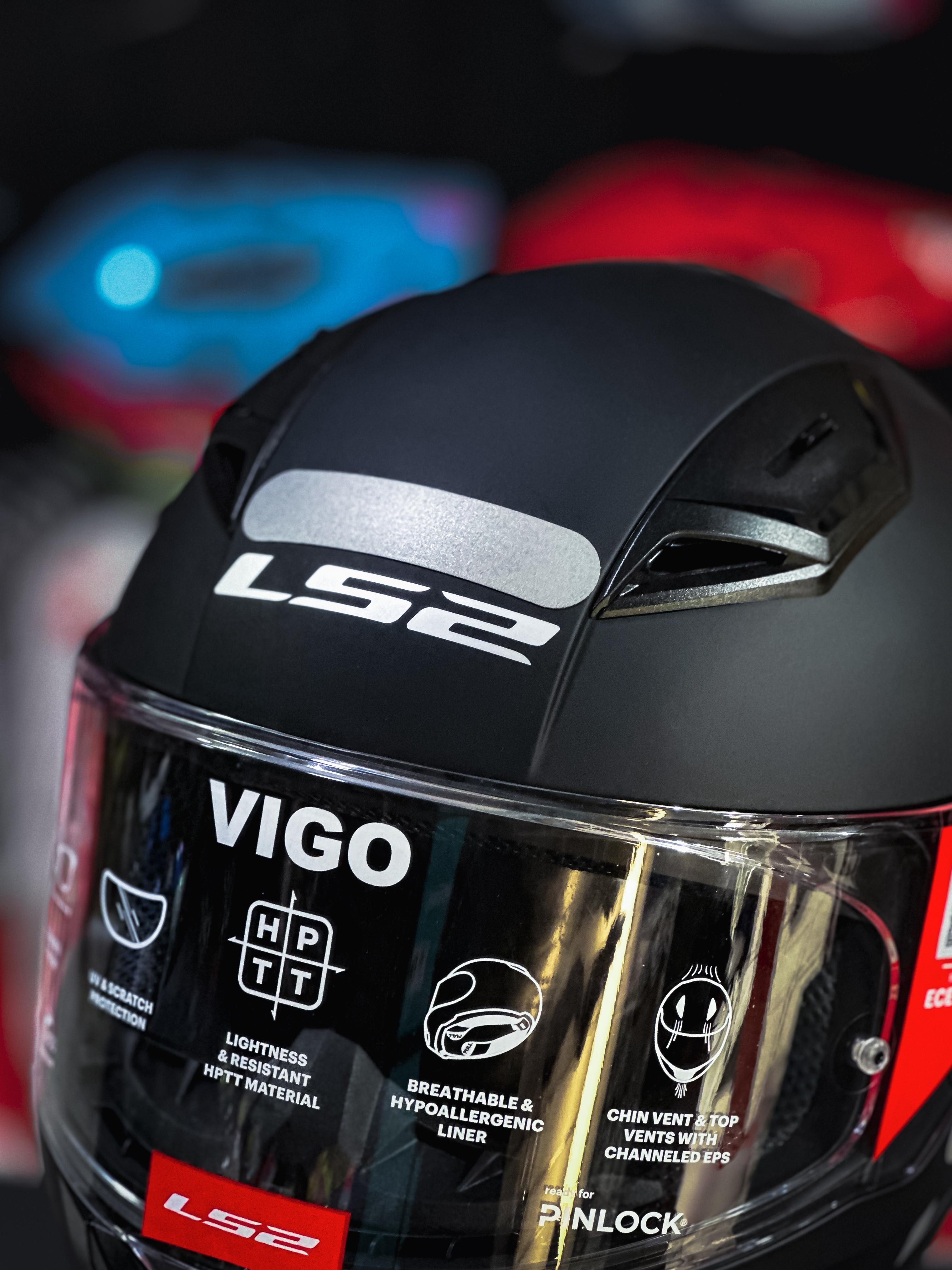 LS2 FF810 VIGO MONOCOLOR MATTE BLACK