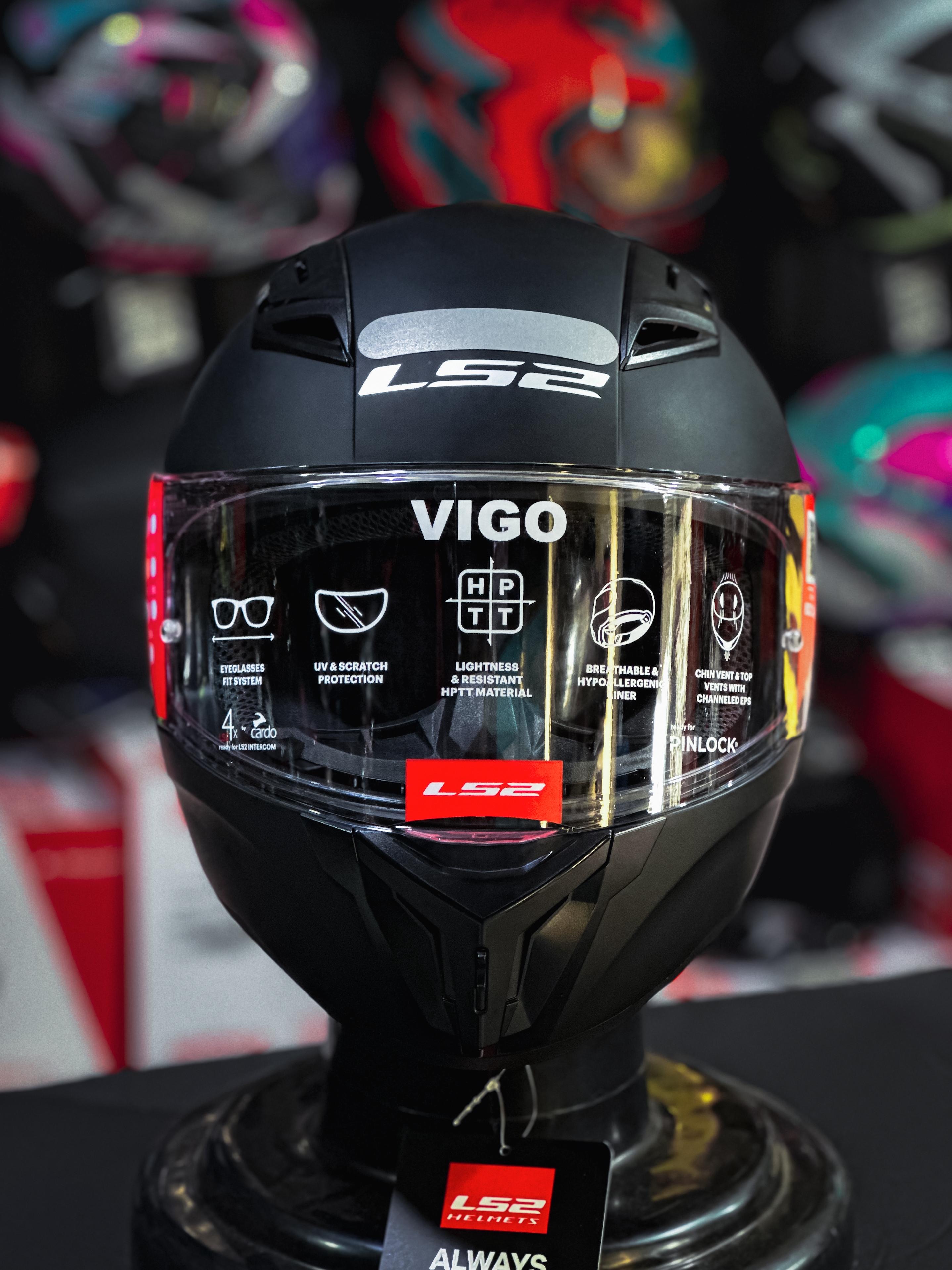 LS2 FF810 VIGO MONOCOLOR MATTE BLACK