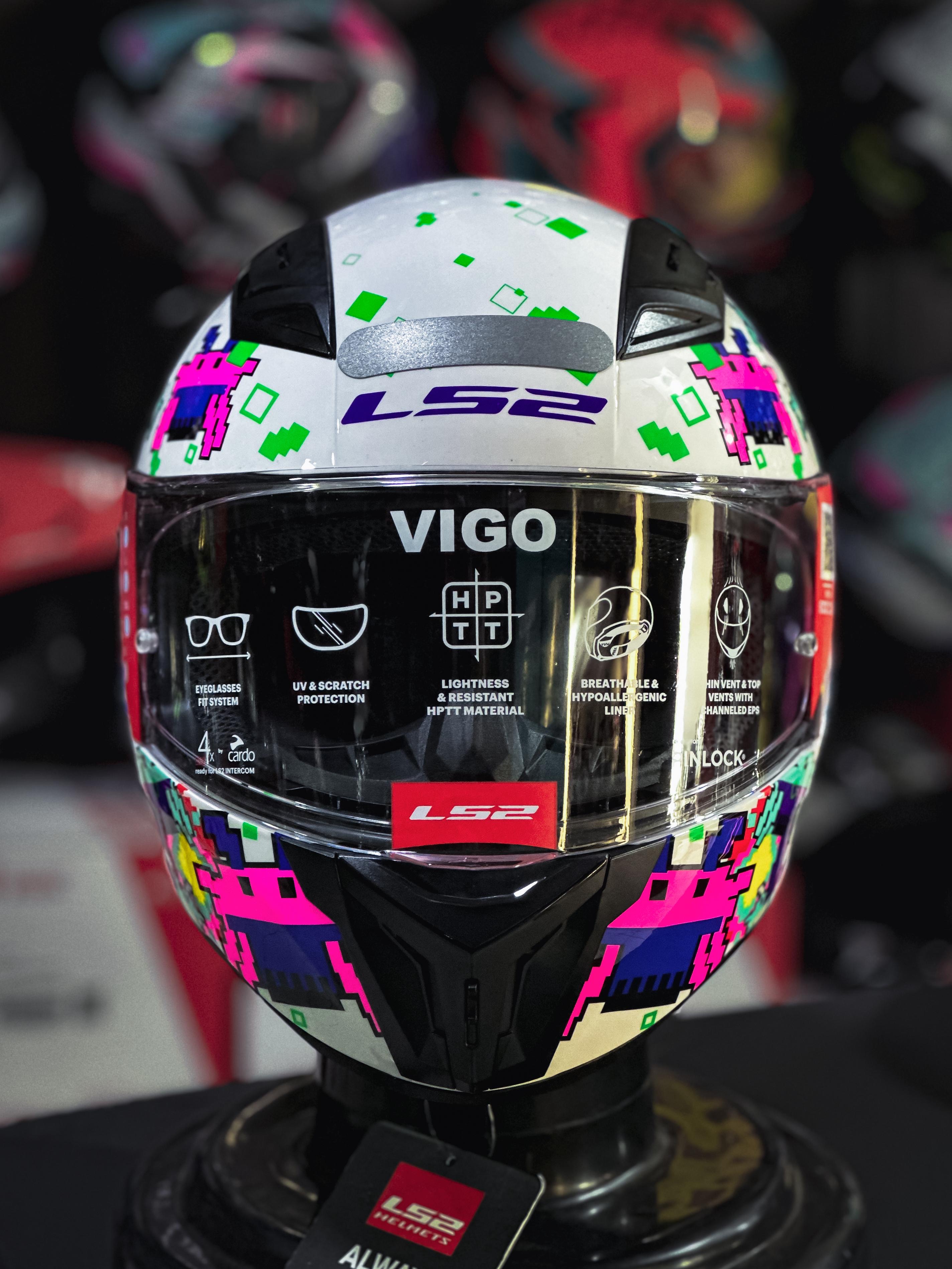 LS2 FF810 VIGO SPACE ATTACK WHITE/PURPLE