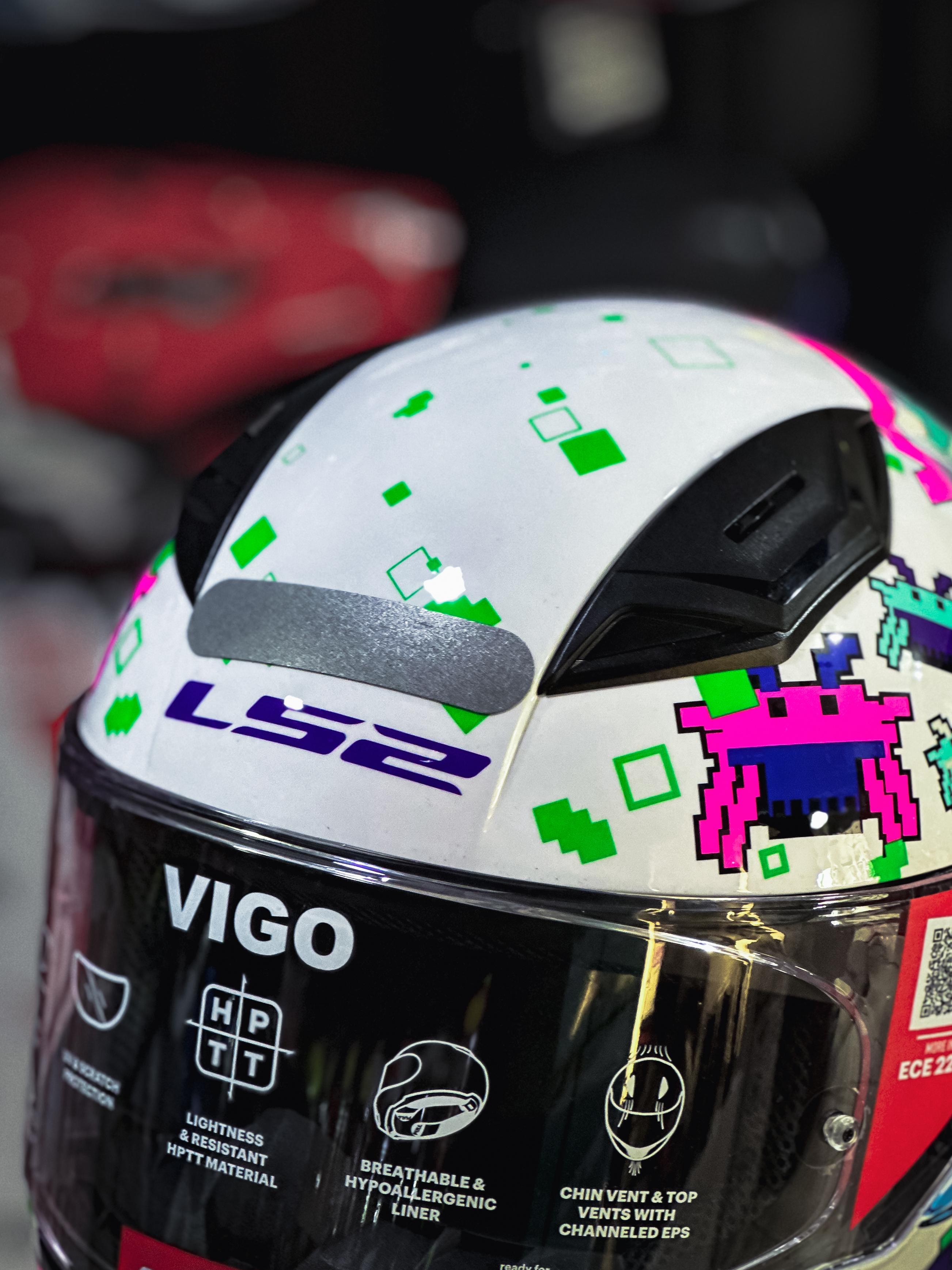 LS2 FF810 VIGO SPACE ATTACK WHITE/PURPLE