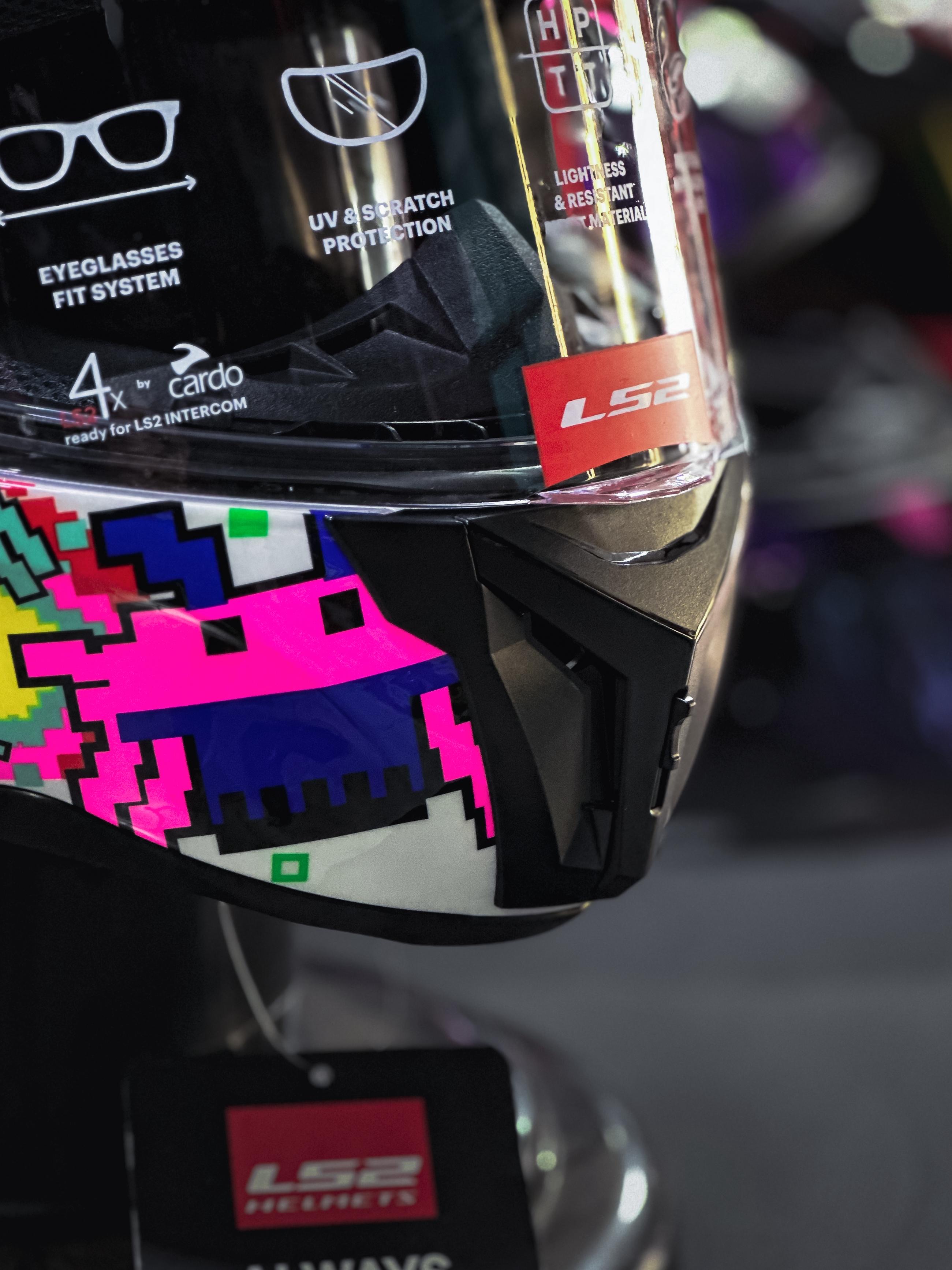 LS2 FF810 VIGO SPACE ATTACK WHITE/PURPLE