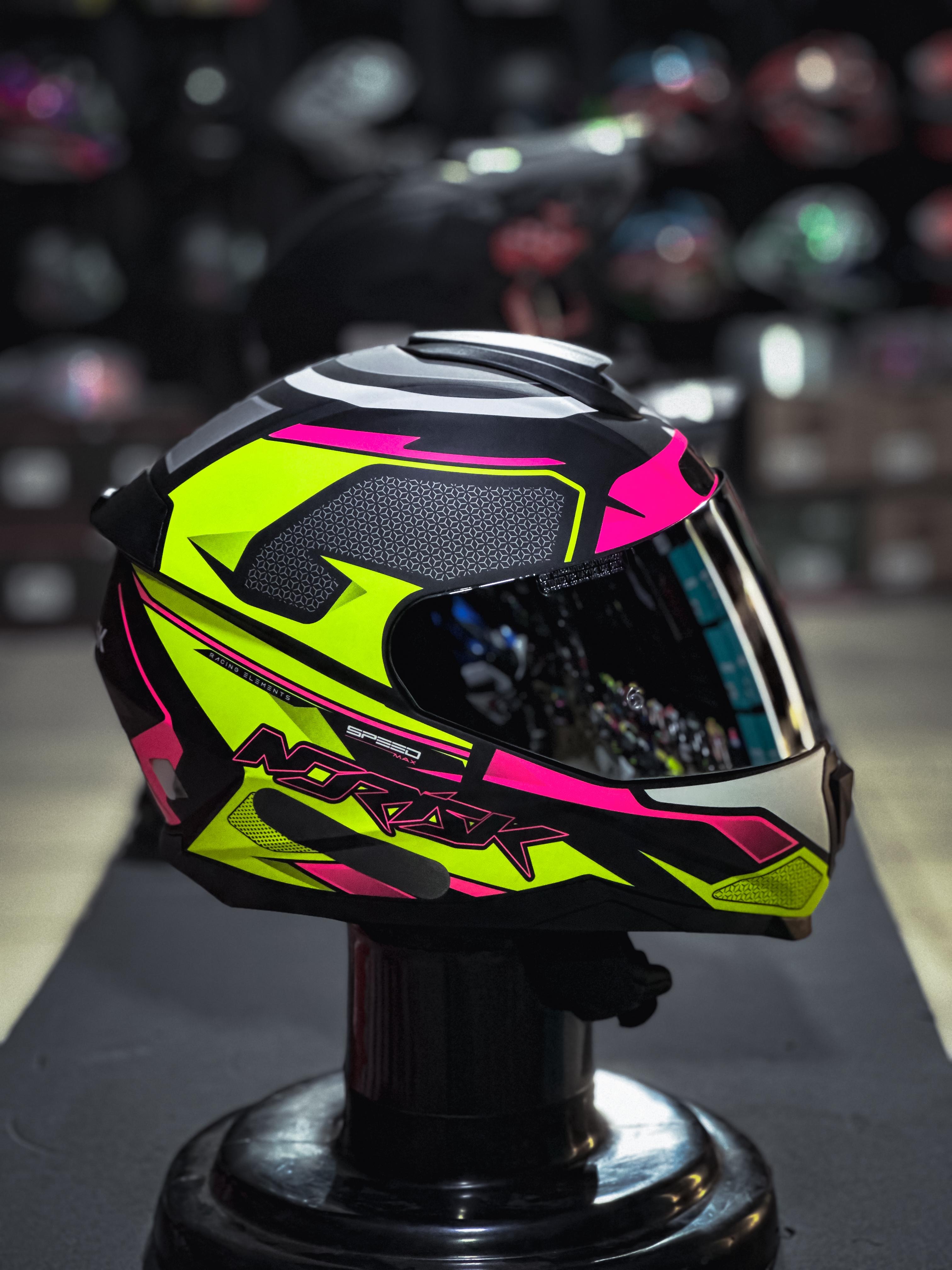 NORISK RAZOR SPEEDMAX MATTE BLACK HV YLW/PINK
