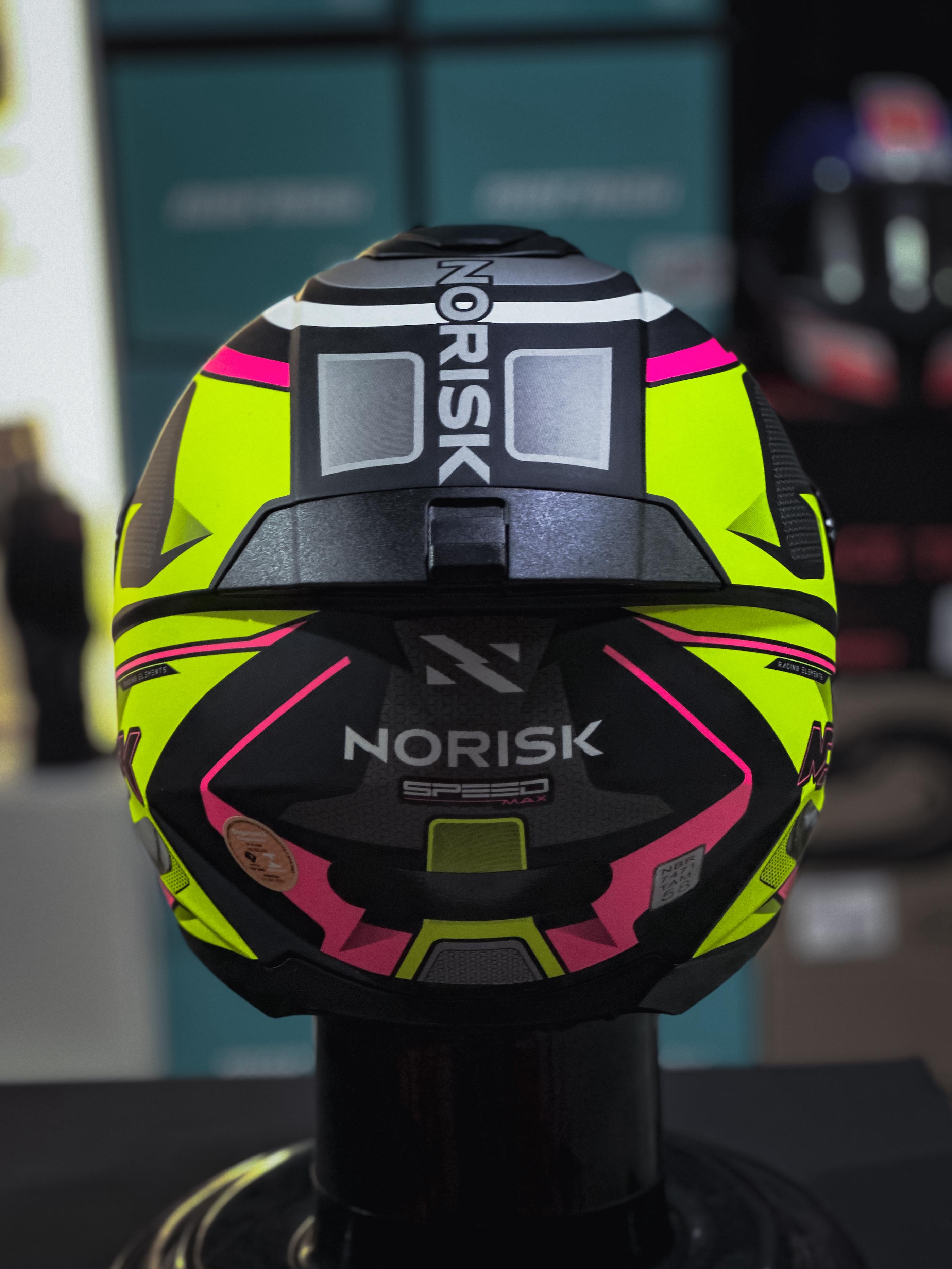 NORISK RAZOR SPEEDMAX MATTE BLACK HV YLW/PINK