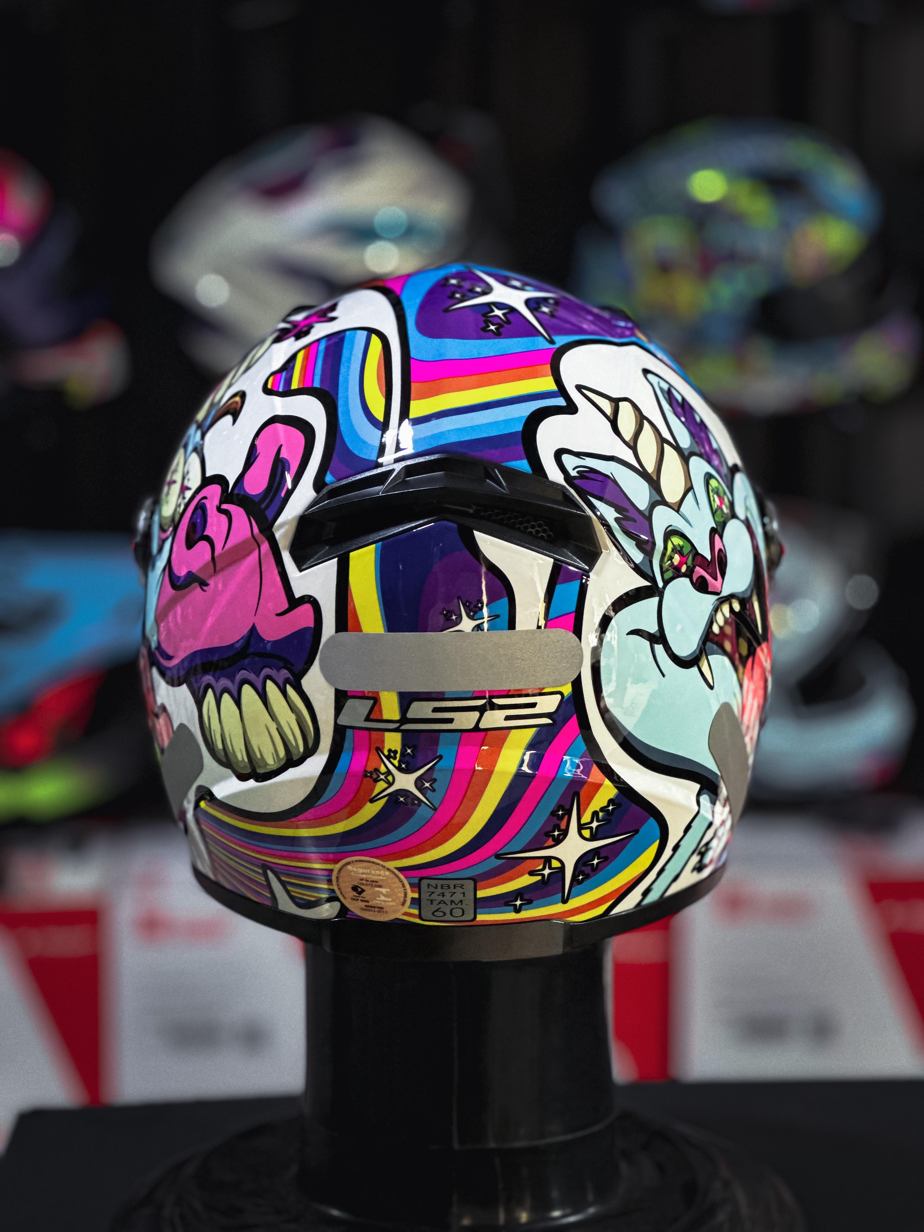 LS2 FF358 BUBBLE WHITE