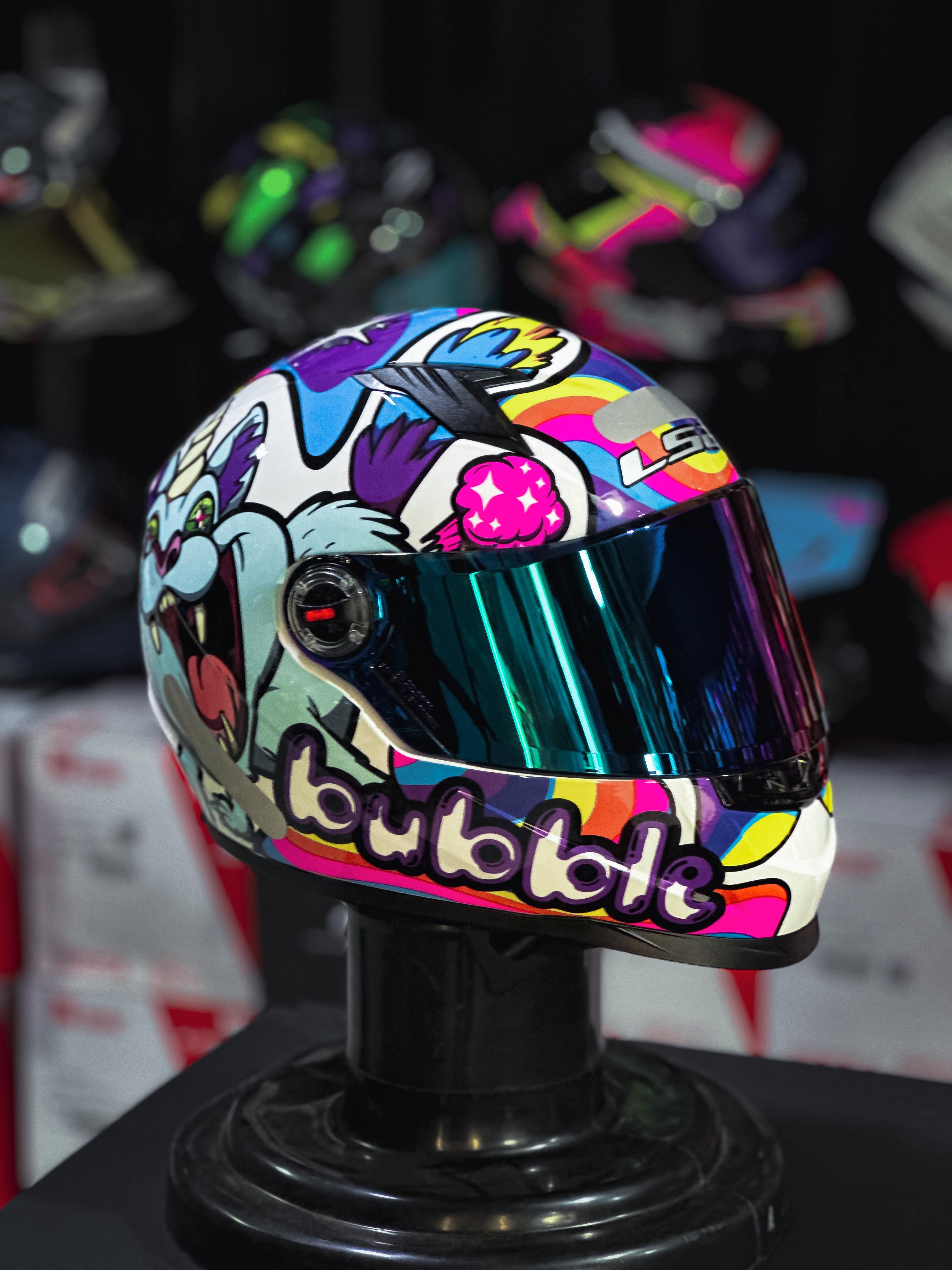 LS2 FF358 BUBBLE WHITE