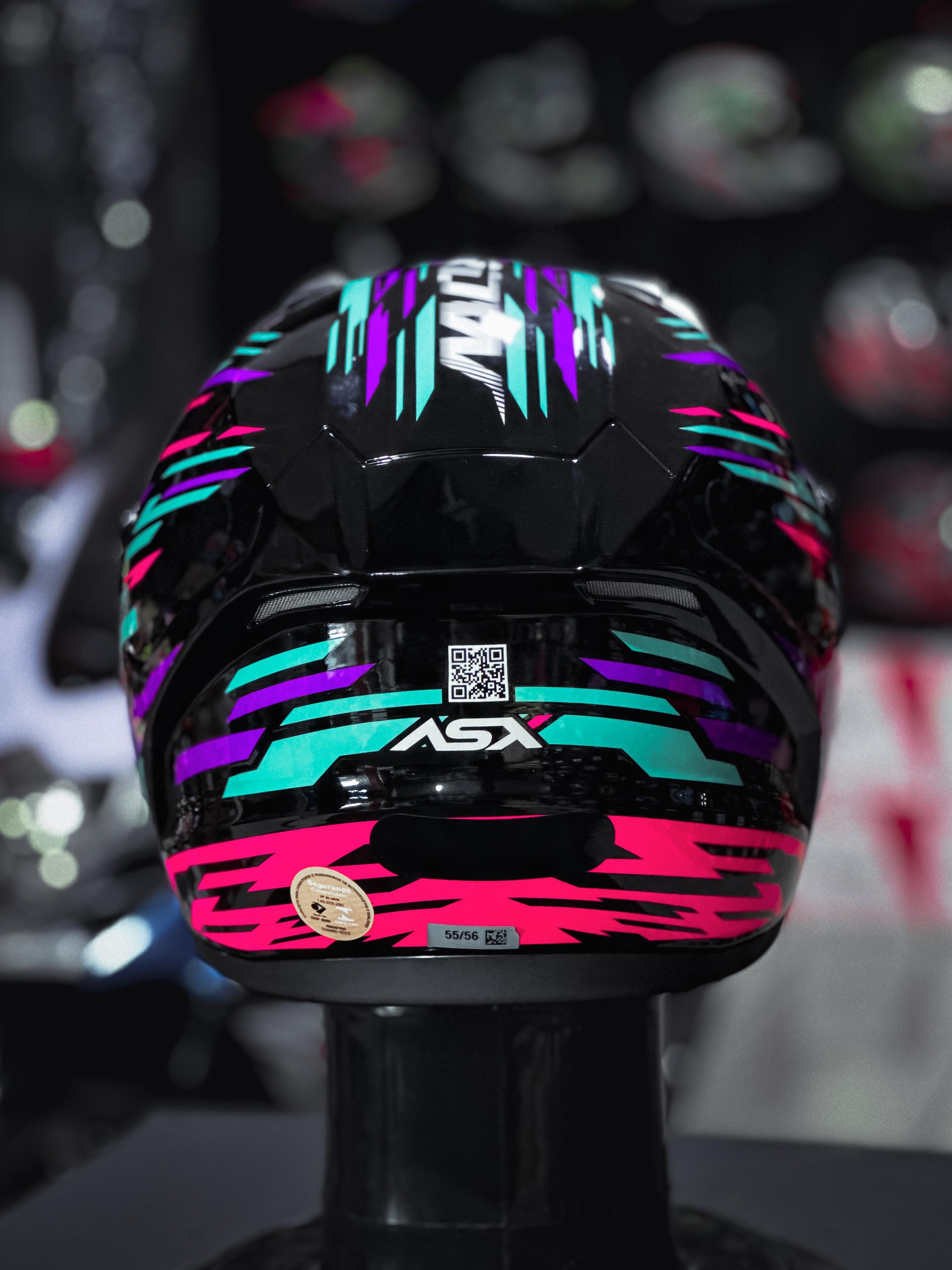 ASX CITY ARROW BRILHO PRETO/TIFFANY/ROXO