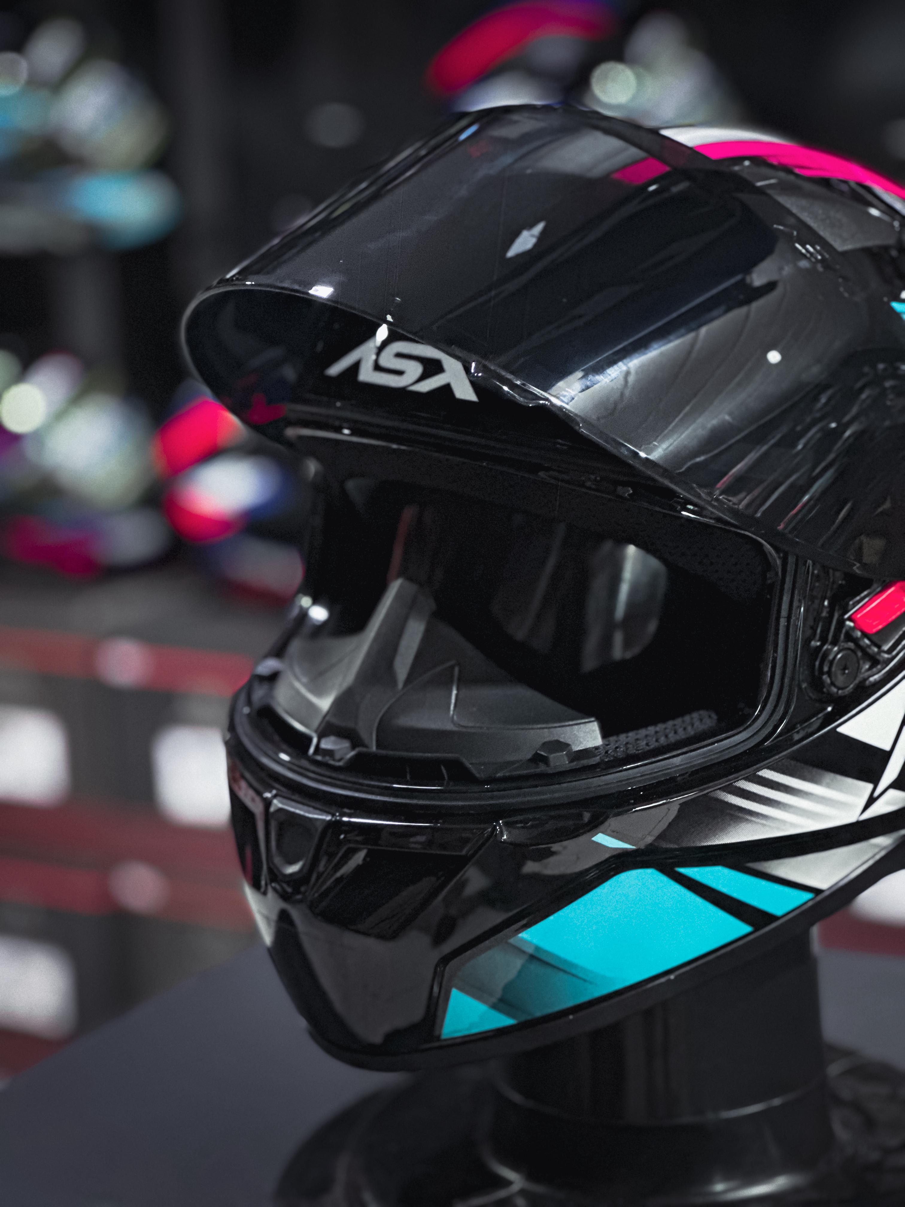 ASX CITY START BRILHO PRETO/TURQUESA/ROSA