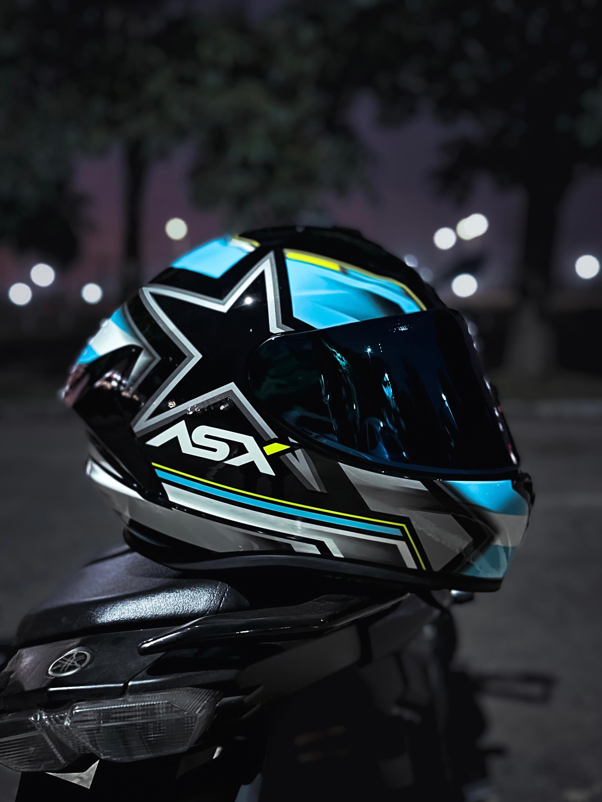 ASX DRAKEN PILOT BRILHO PRETO/AZUL/AMARELO