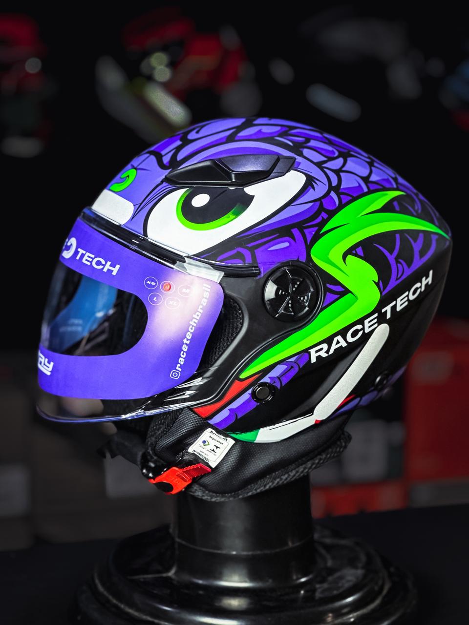 RACE TECH PLAY SNAKE PURPLE 