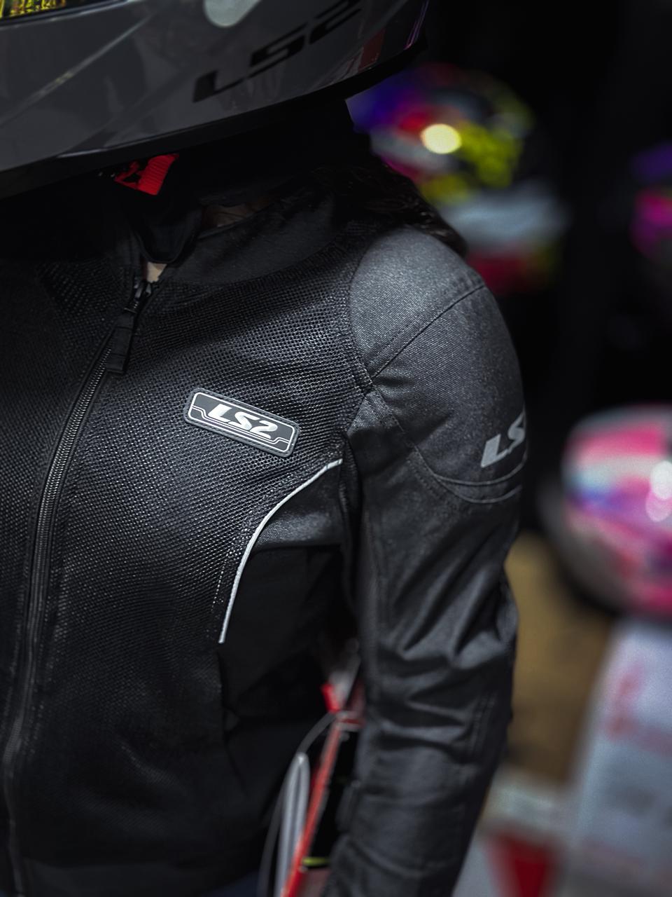 JAQUETA LS2 AIRY FEMININA PRETO