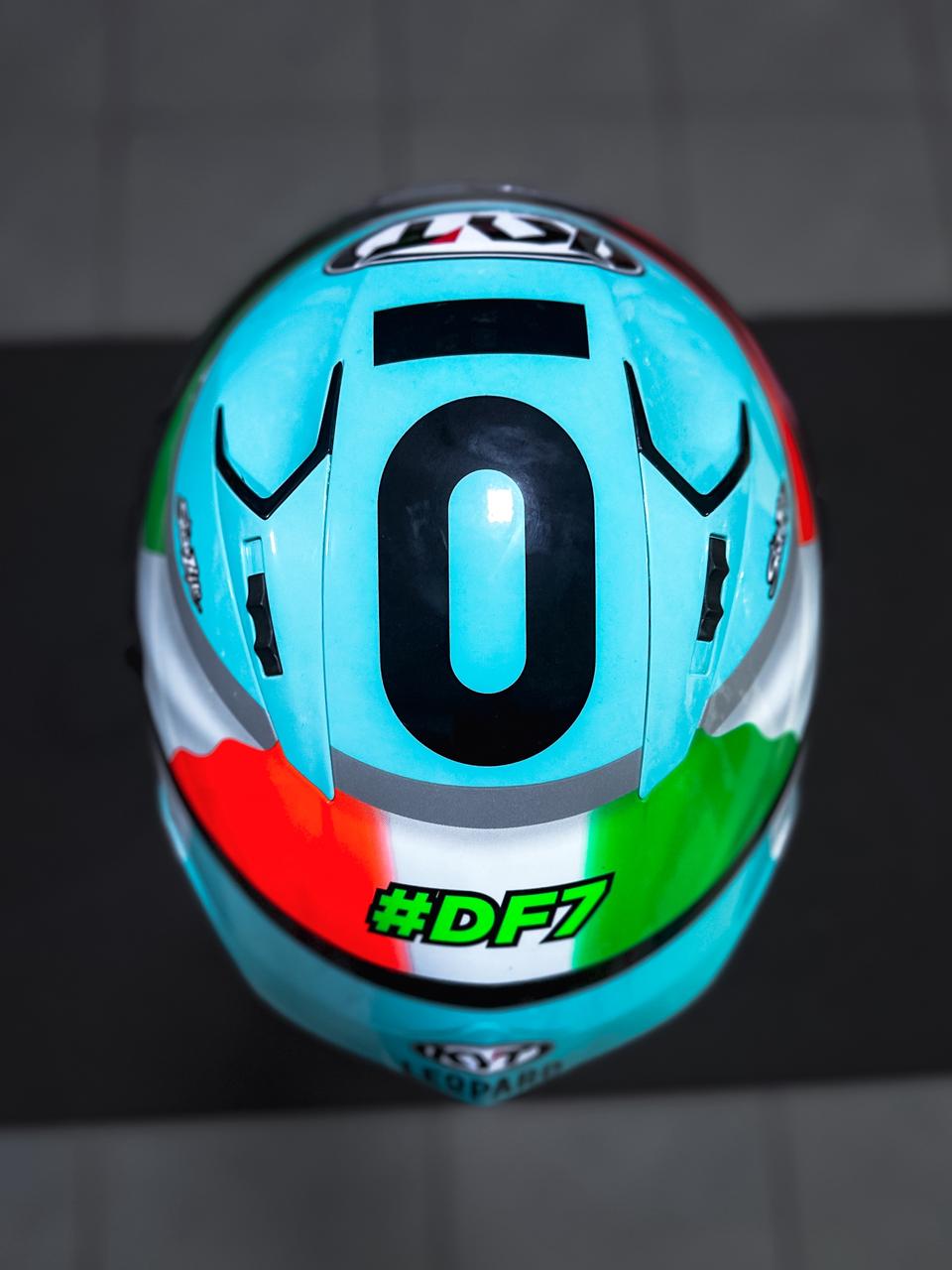 KYT CAPACETE ABERTO FOGGIA LEOPARD RÉPLICA