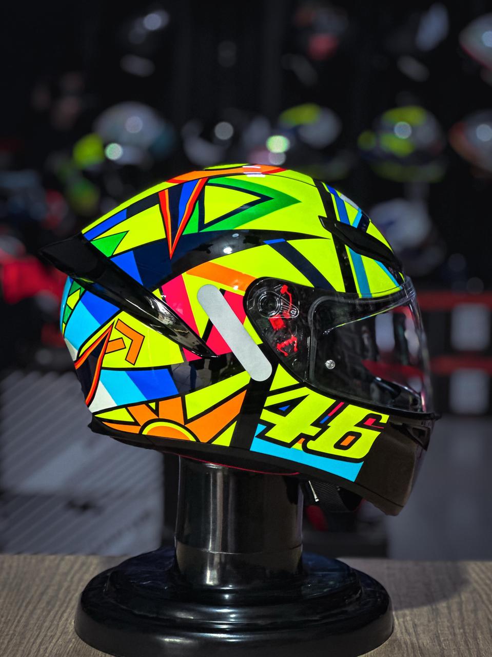 AGV K1S SOLELUNA BLACK/YELLOW