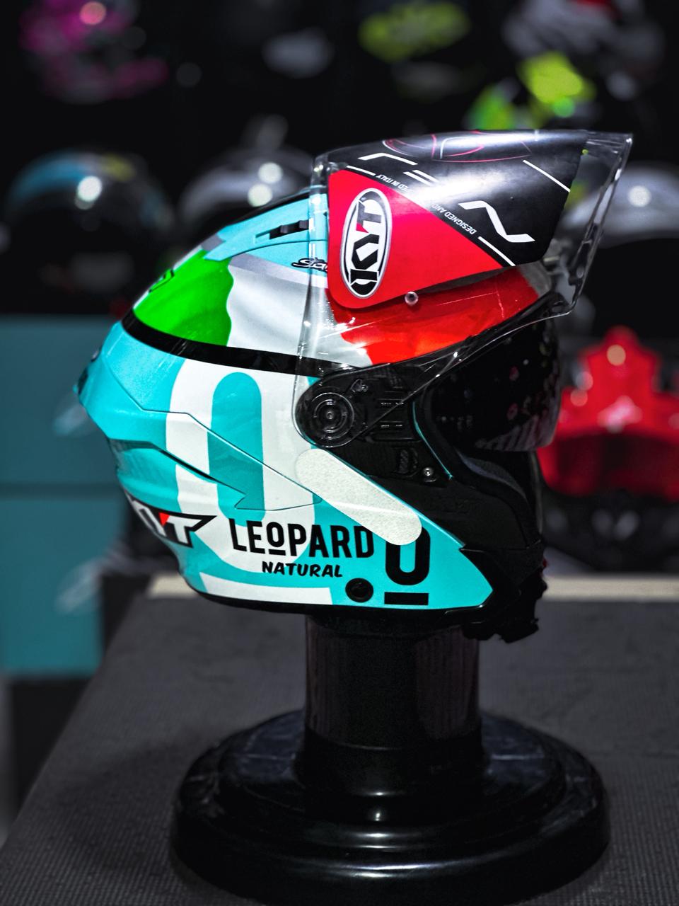 KYT CAPACETE ABERTO FOGGIA LEOPARD RÉPLICA