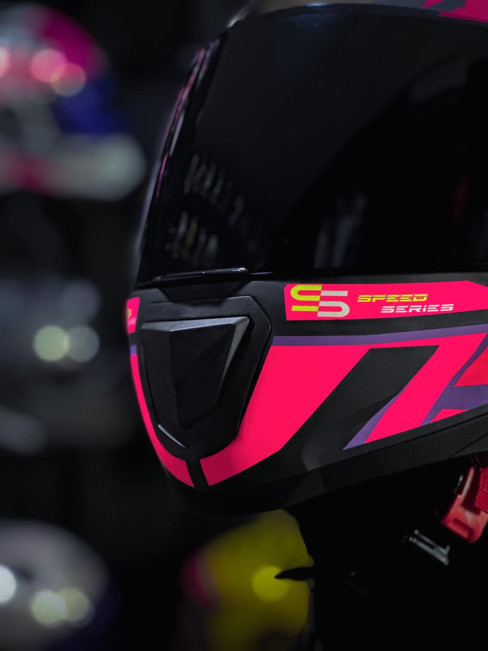 NORISK RAZOR TURBO MATTE BLACK/PINK/PURPLE