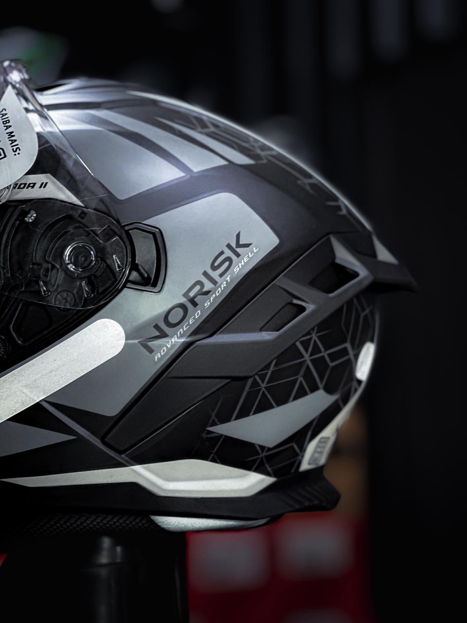 NORISK STRADA II EVOQUE MATTE BLACK/GREY