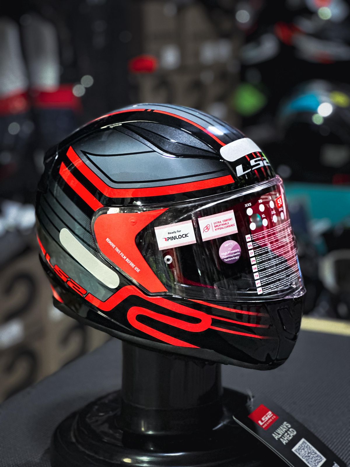  LS2 RAPID FF353 CIRCUIT BLK/RED 