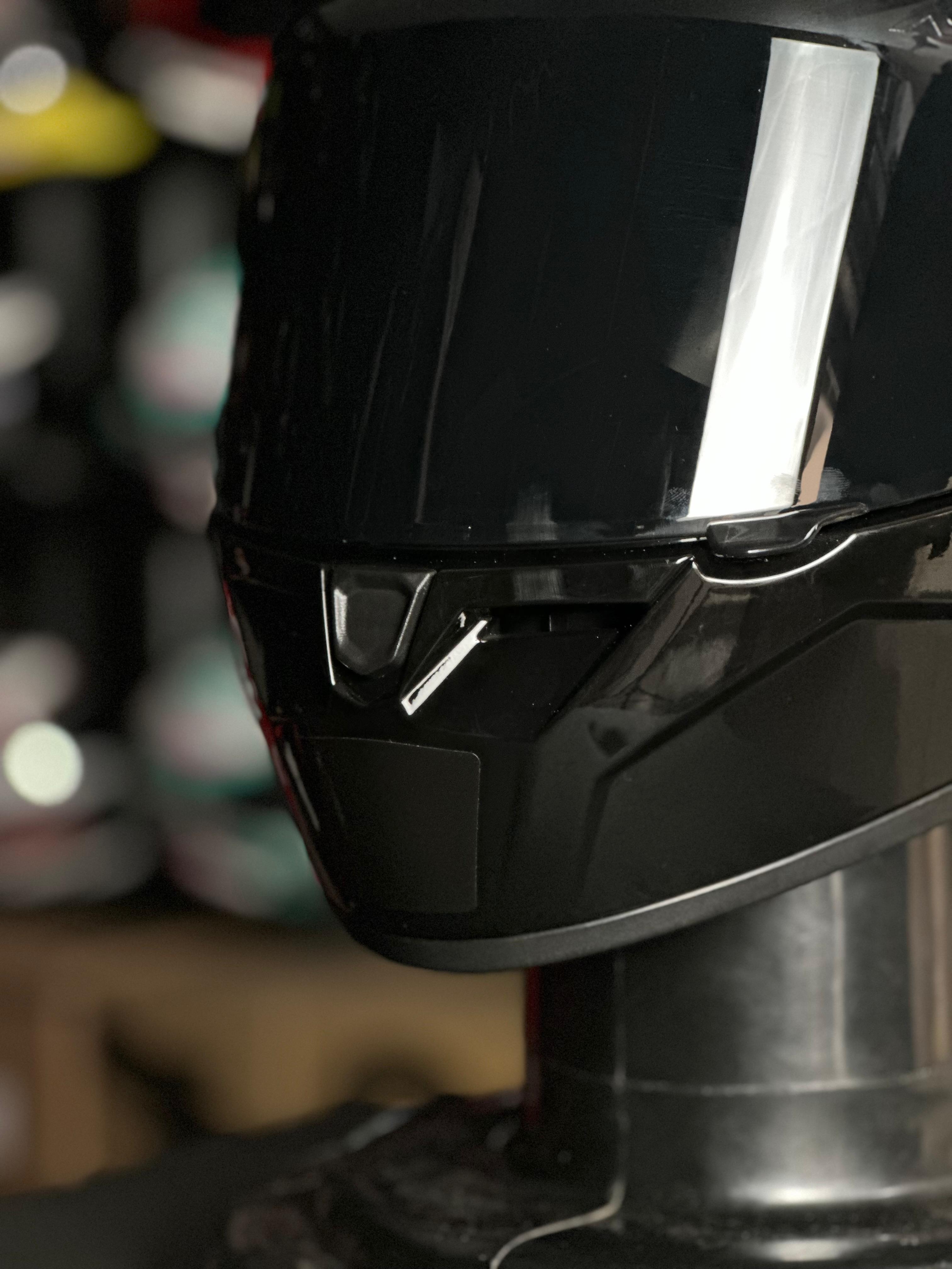 Capacete ASX CITY SOLID BRILHO PRETO/GRAFITE