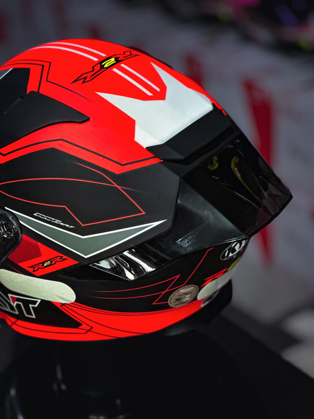 KYT R2R LED MATT BLACK/RED