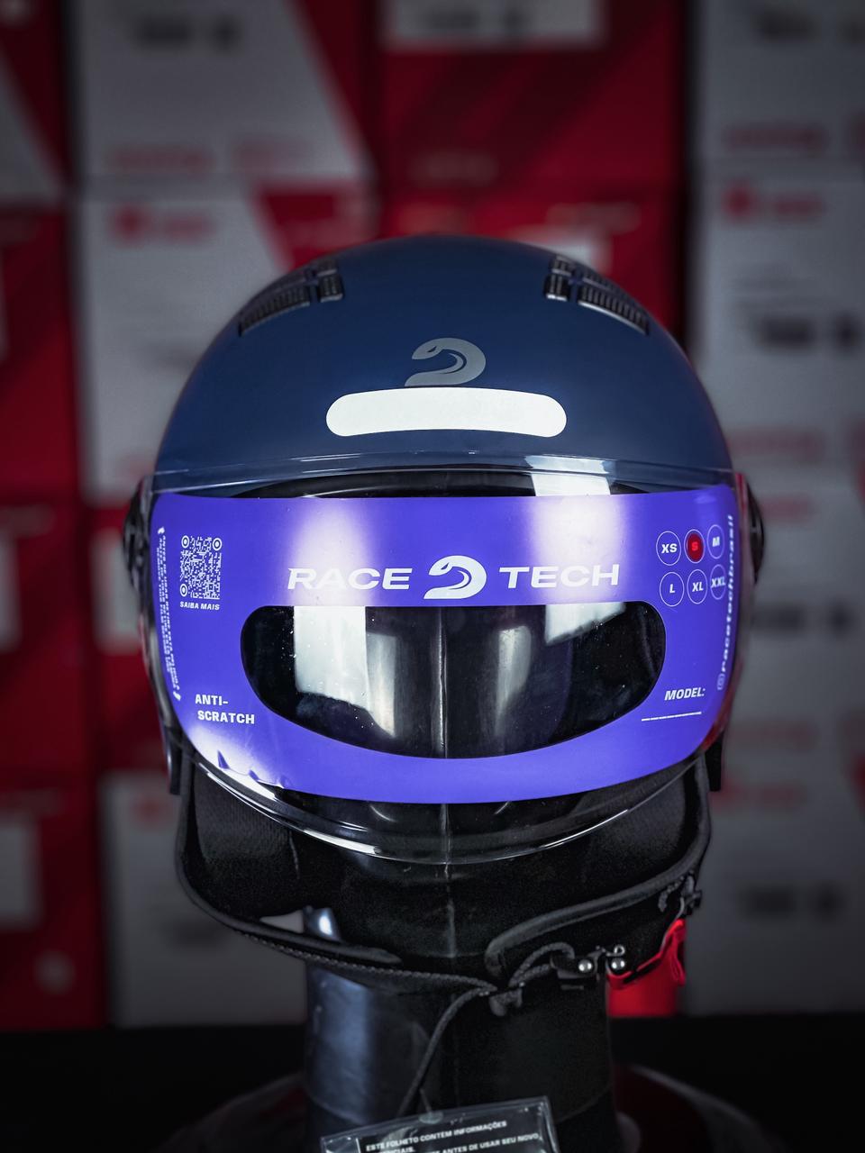 RACE TECH ONE MONOCOLOR MATTE AZUL