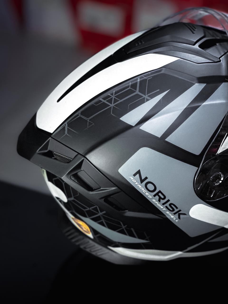 NORISK STRADA II EVOQUE MATTE BLACK/GREY