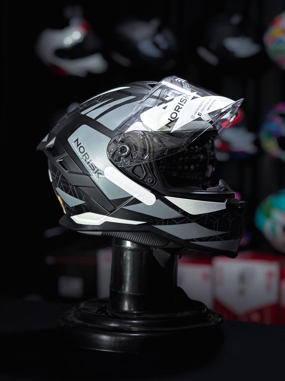 NORISK STRADA II EVOQUE MATTE BLACK/GREY