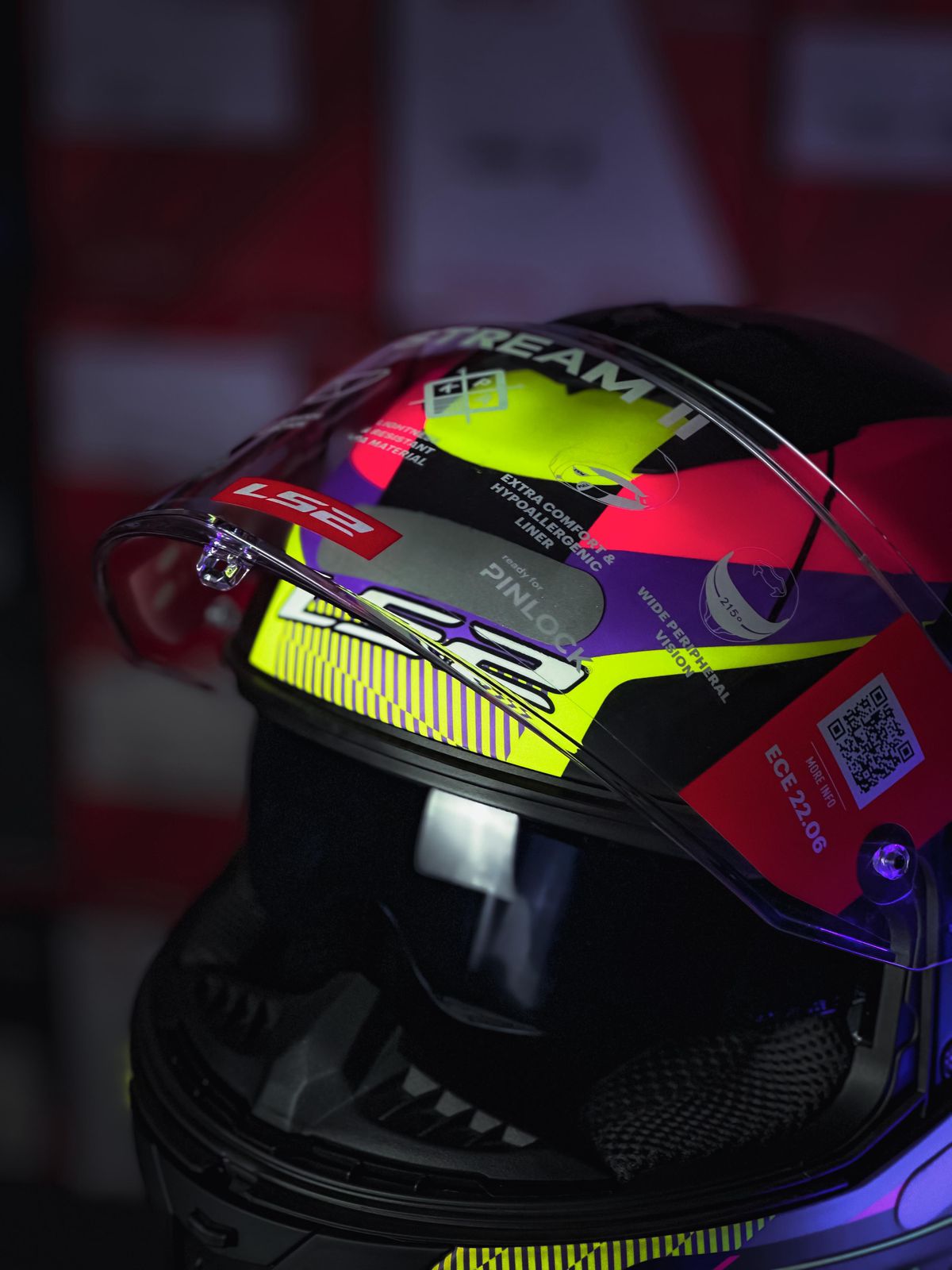 LS2 FF808 STREAM II ROAD ROSA/PRETO FOSCO 