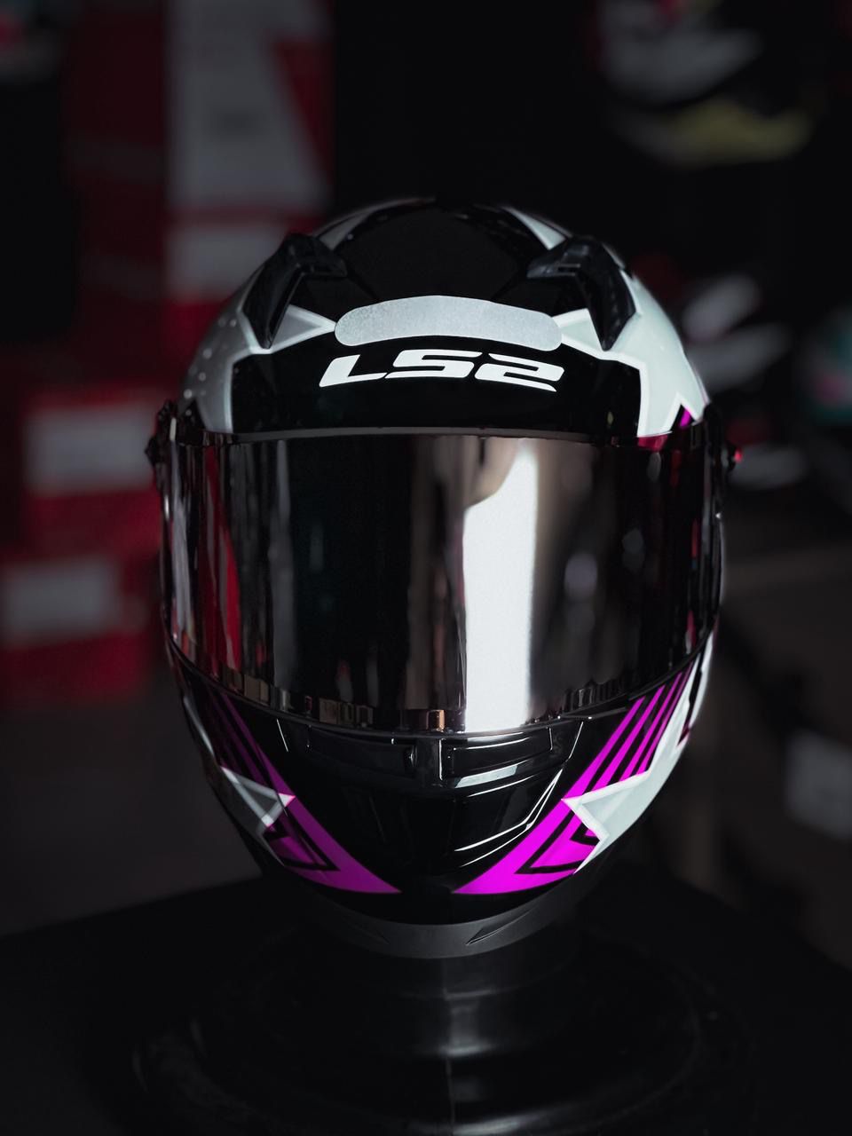 LS2 FF358 PRO ESTELLAR BLK PINK/PURPLE