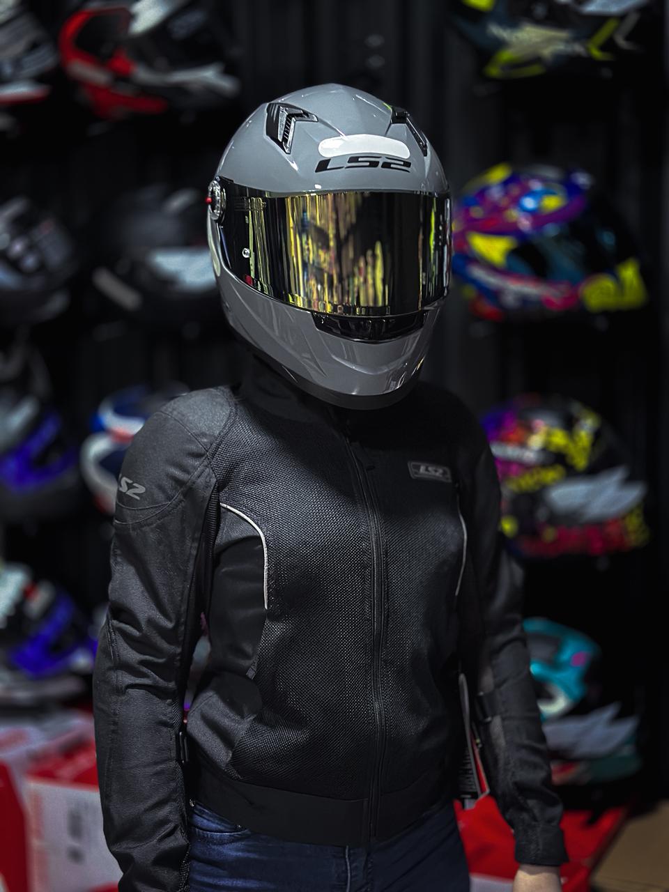 JAQUETA LS2 AIRY FEMININA PRETO