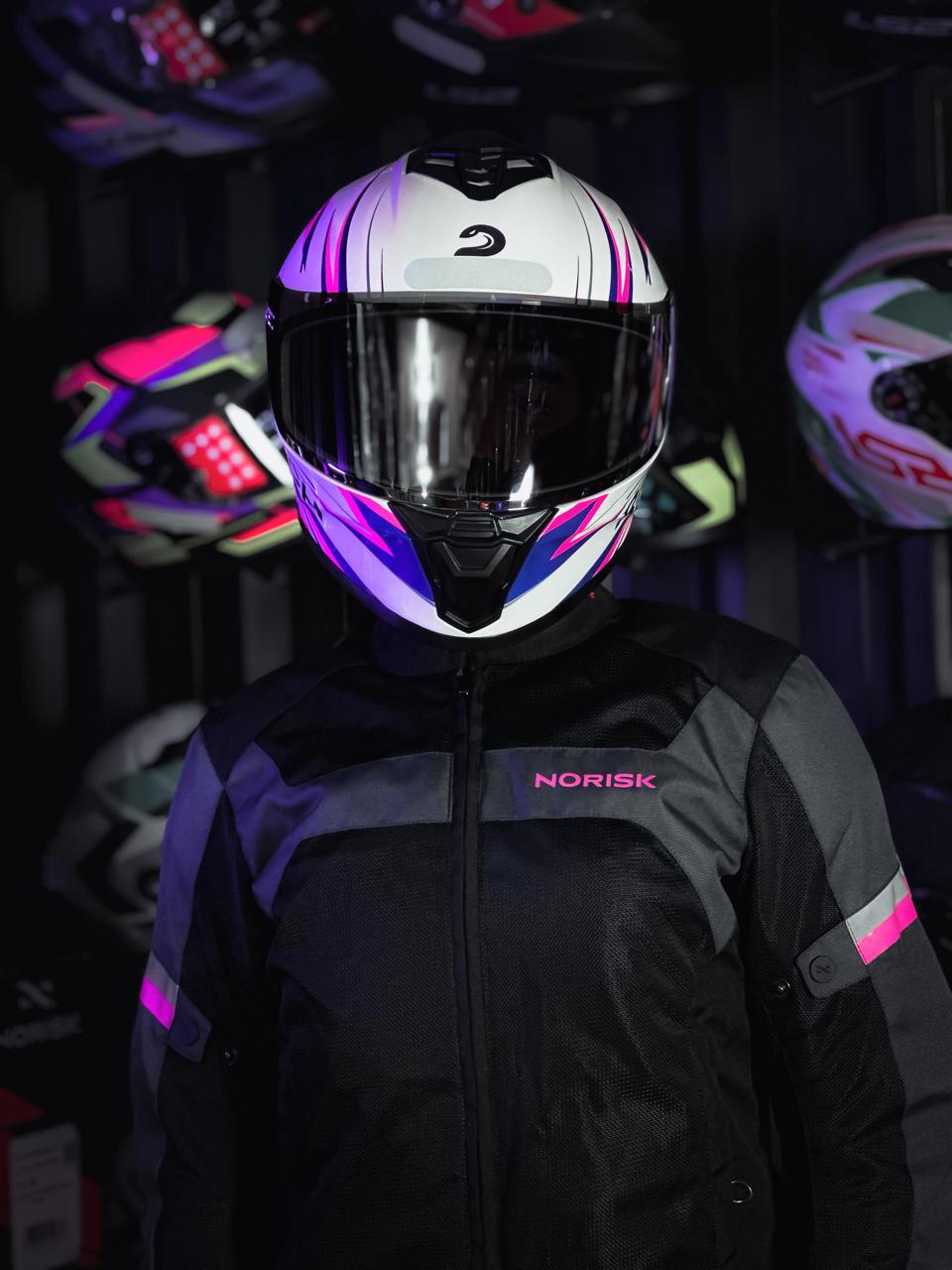 JAQUETA NORISK TRIP AIR LADY FEMININO BLACK/PINK