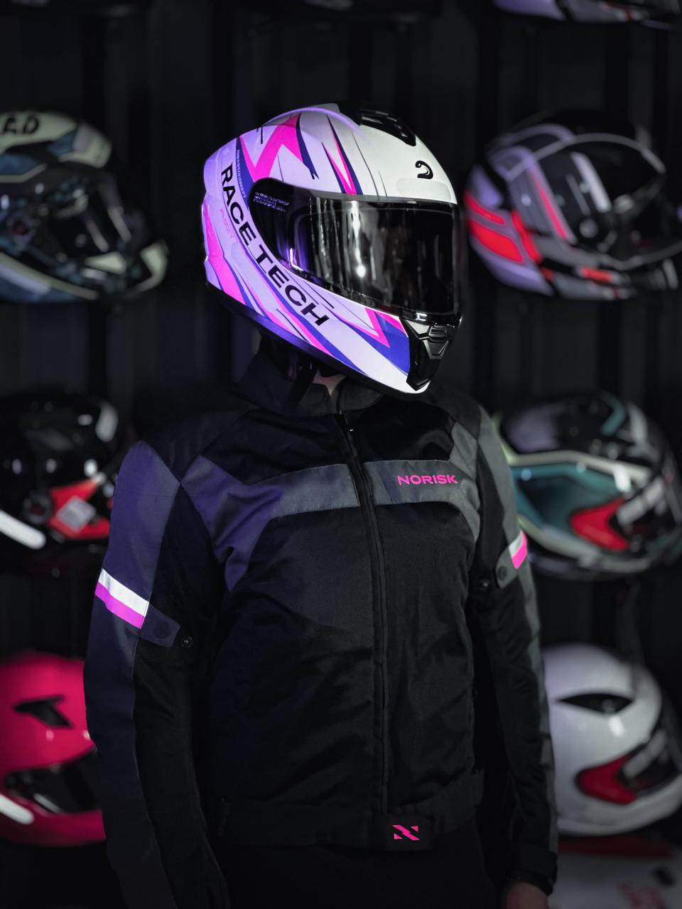 JAQUETA NORISK TRIP AIR LADY FEMININO BLACK/PINK