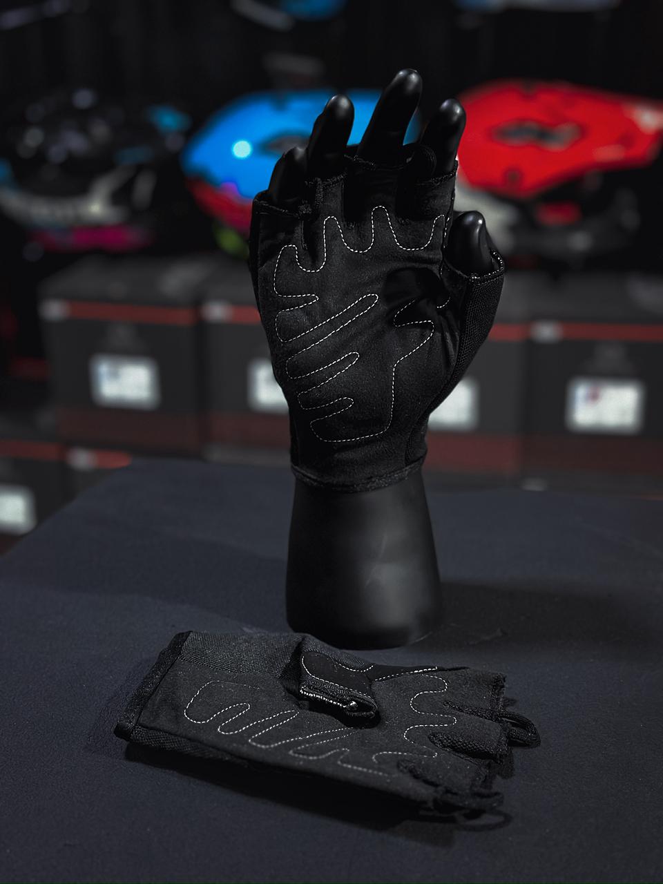Luva X11 FIT X Meio Dedo Black