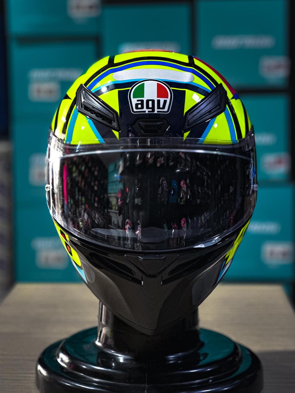 AGV K1S SOLELUNA BLACK/YELLOW