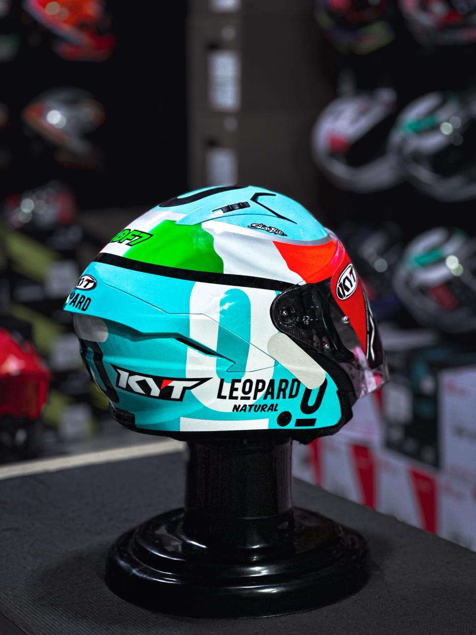 KYT CAPACETE ABERTO FOGGIA LEOPARD RÉPLICA