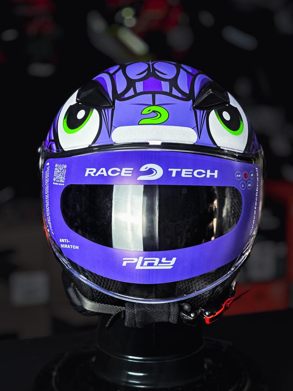 RACE TECH PLAY SNAKE PURPLE 