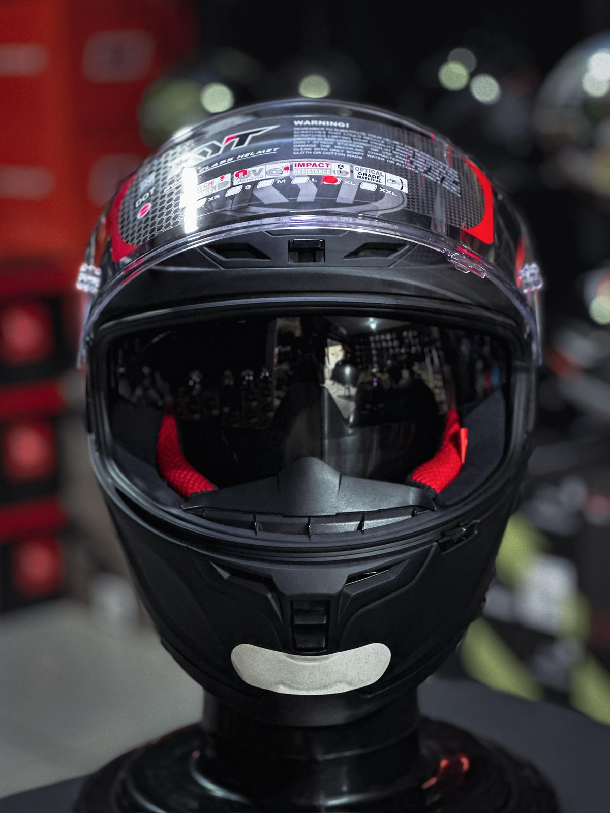 KYT STRIKER 2V PLAIN MATT BLACK