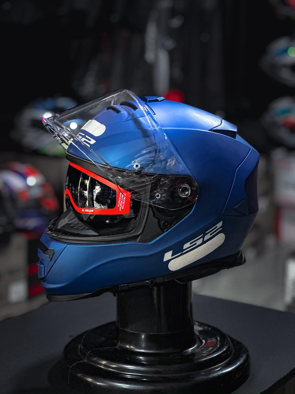 LS2 FF800 STORM MONOCOLOR MATTE BLUE 