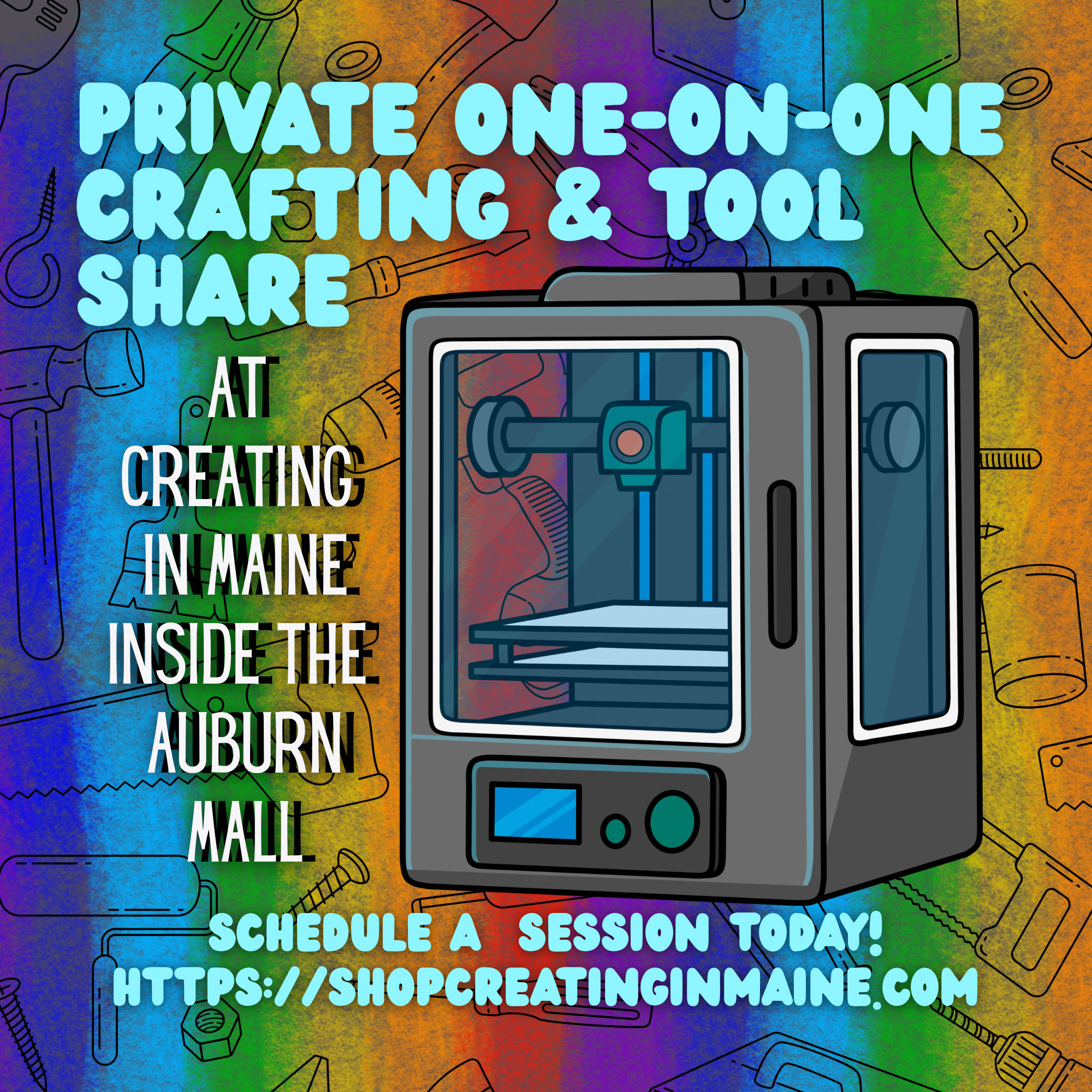 Private One-on-One Crafting & Tool Share Deposit