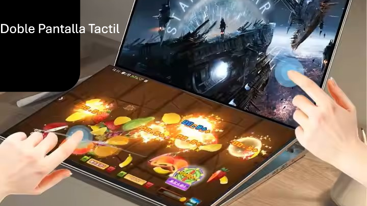 LIVE Portatil con Procesador Intel Core i7-1260P Processor, Doble-Monitor Tactil, Disco Duro 4TB SSD, Memoria Ram 64GB.