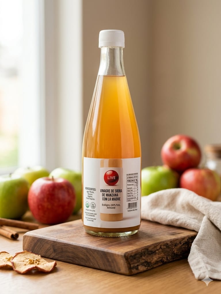 Vinagre de Sidra de Manzana Con la Madre 500ml