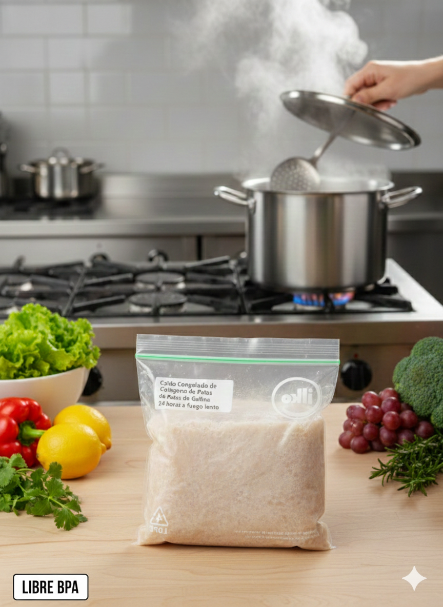 SOPA DE COLAGENO PURO - PATAS DE GALLINA CAMPESINA