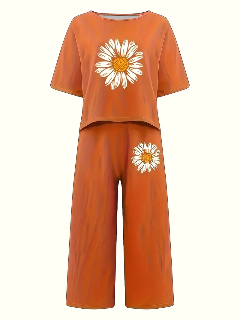 Floral Print Lounge Set