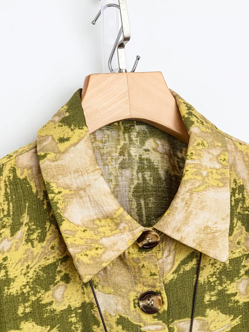 Green floral lounge set