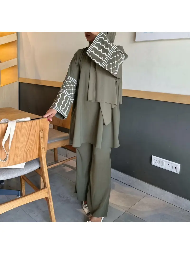 Modest Olive Green tunics and pants