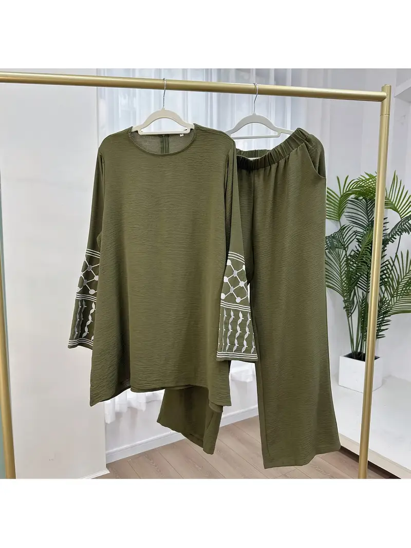 Modest Olive Green tunics and pants