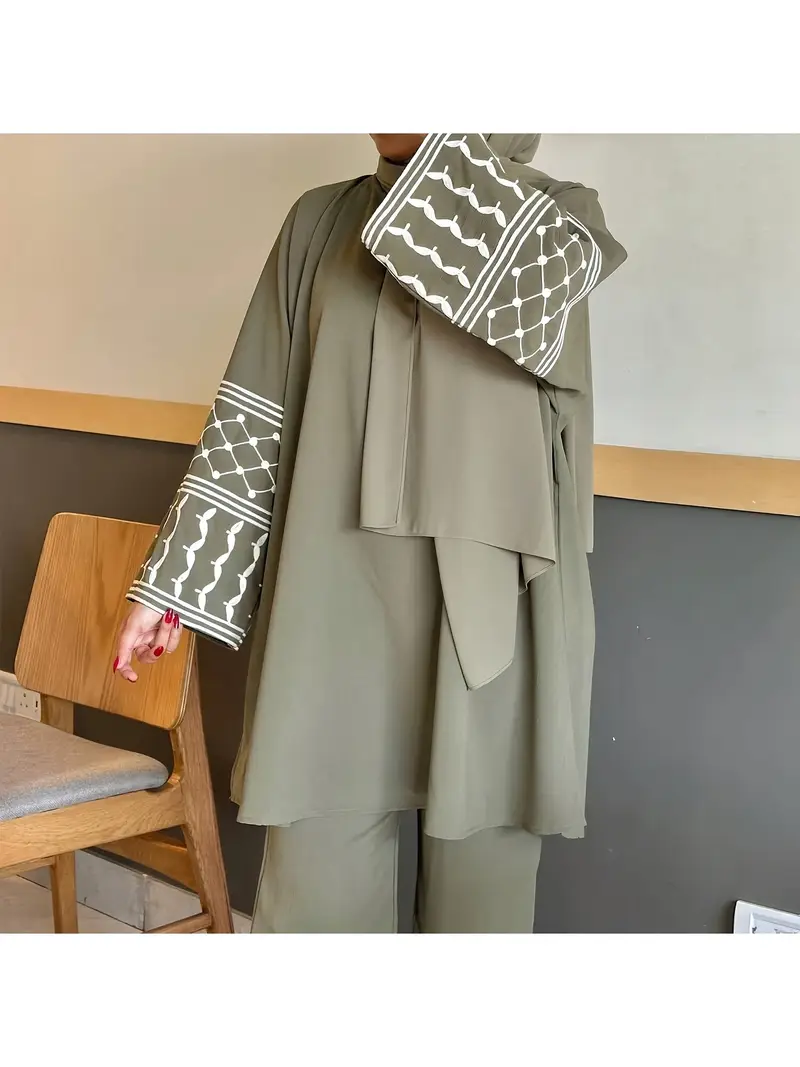 Modest Olive Green tunics and pants